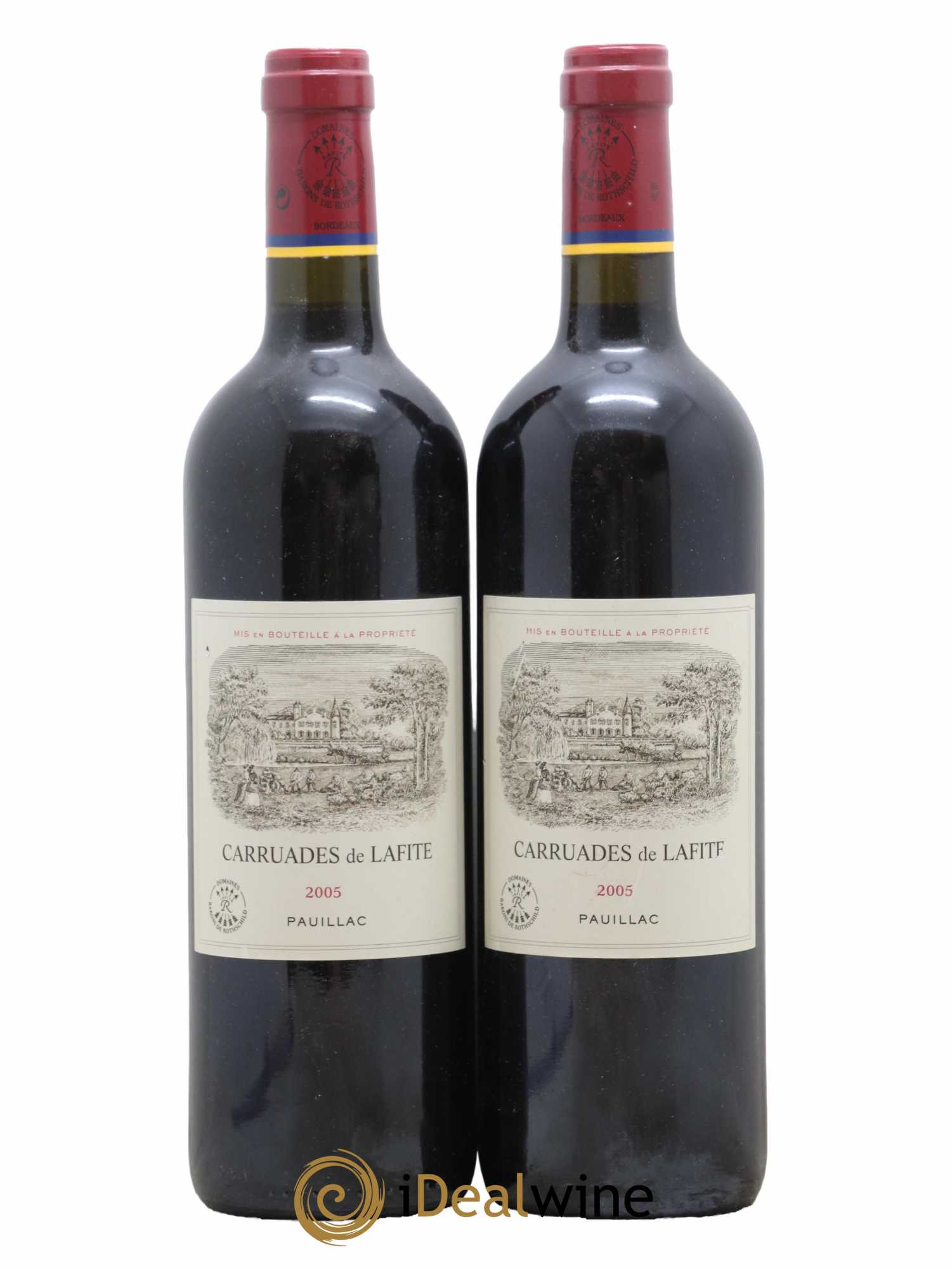 Carruades de Lafite Rothschild Second Vin 2005 - Lot de 2 bouteilles - 0