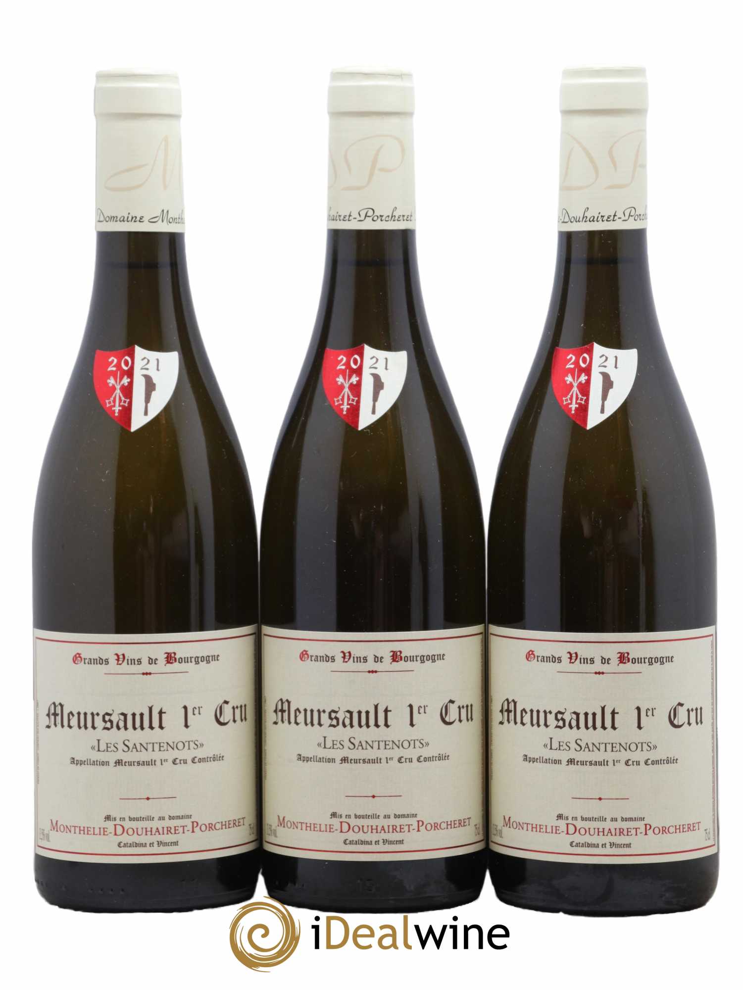 Meursault 1er Cru Les Santenots Domaine Douhairet-Porcheret 2021 - Lot de 3 bouteilles - 0