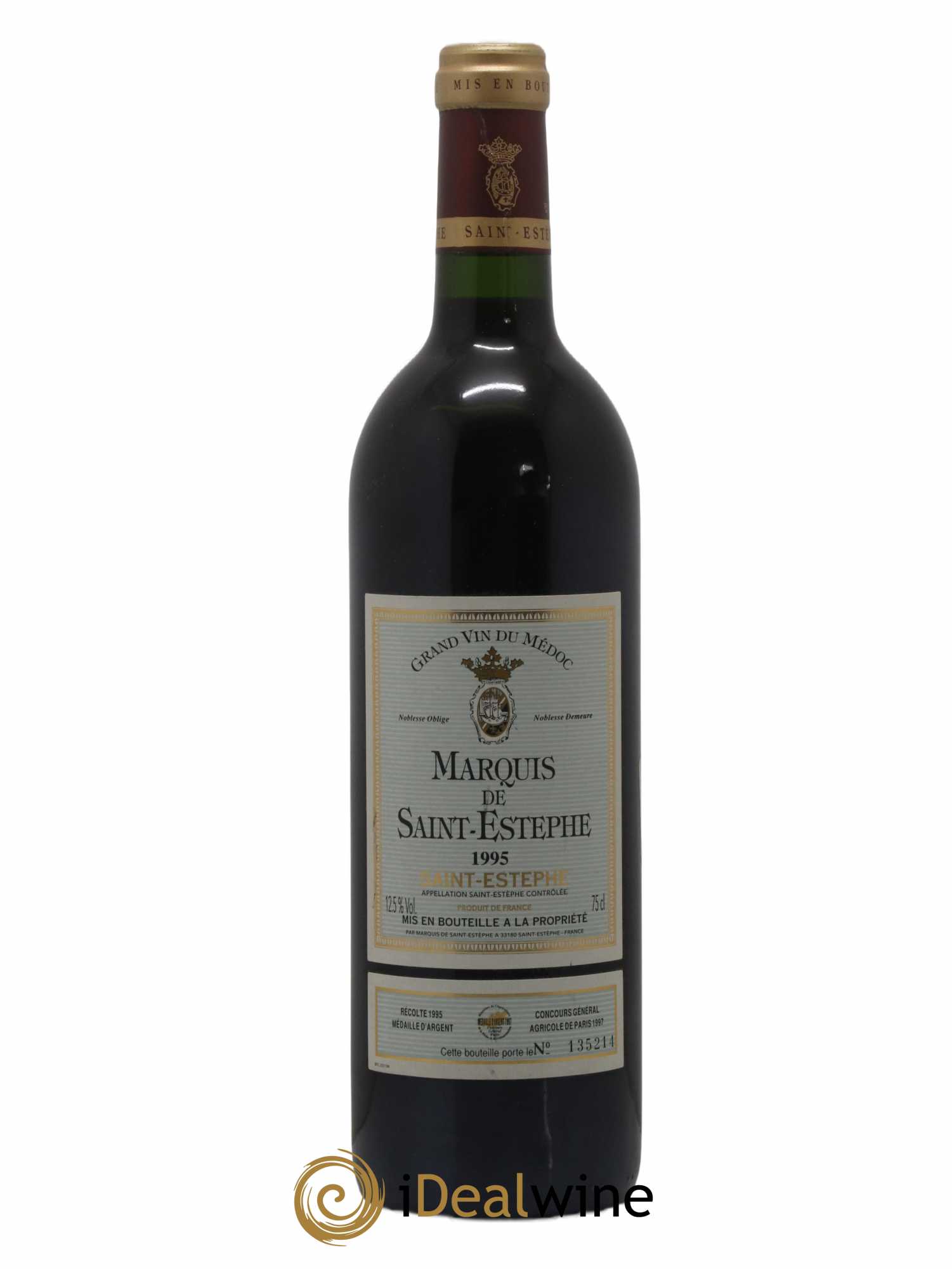 Marquis de Saint Estèphe 1995 - Lot de 1 bouteille - 0