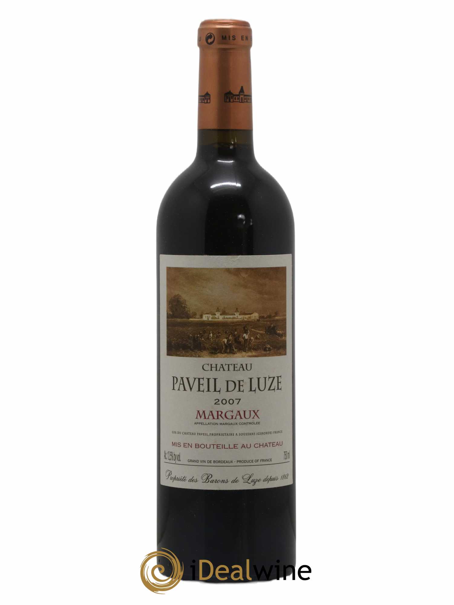 Château Paveil de Luze Cru Bourgeois 2007 - Lot de 1 bouteille - 0