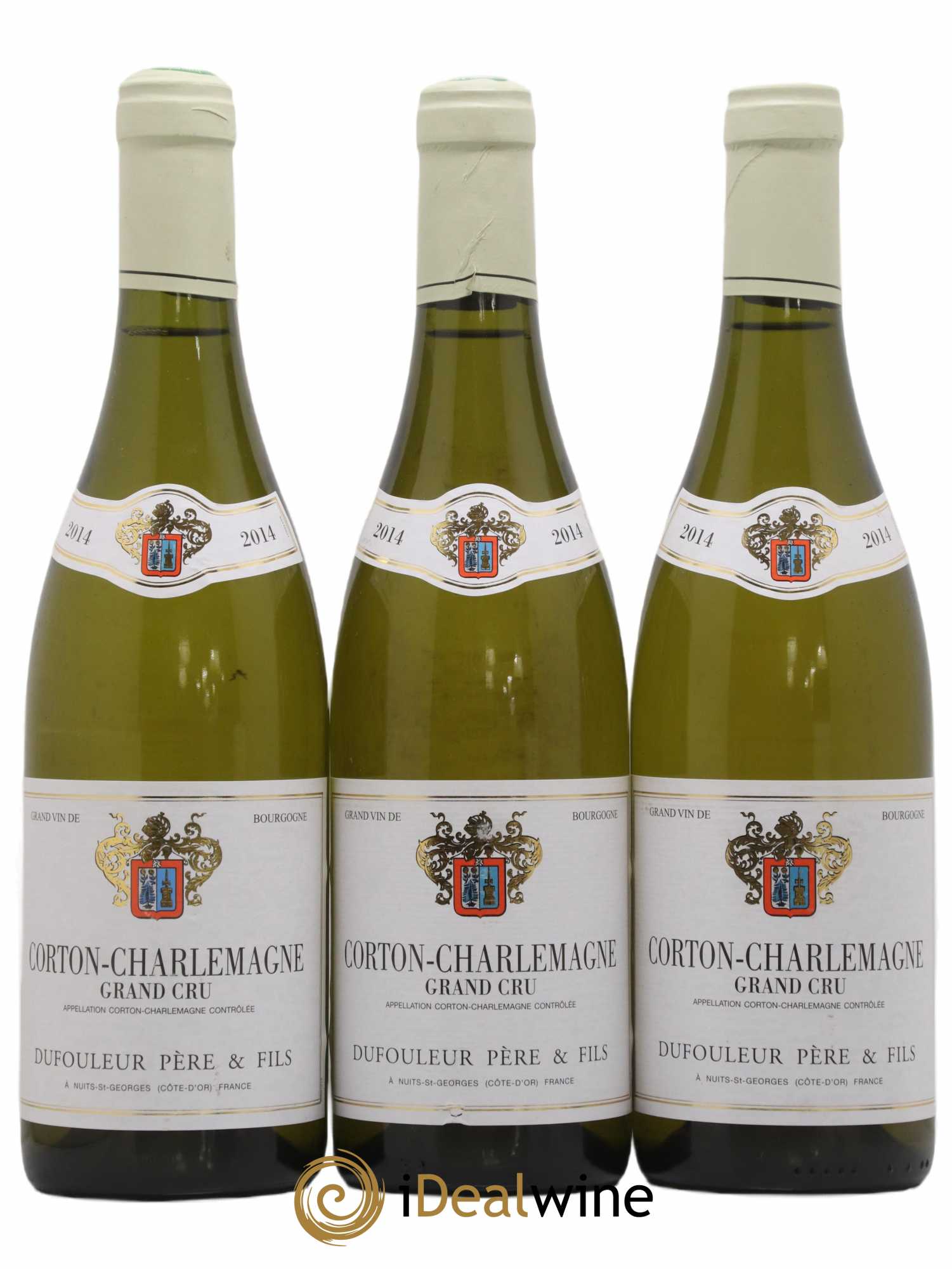 Corton-Charlemagne Grand Cru Dufouleur 2014 - Lot de 3 bouteilles - 0
