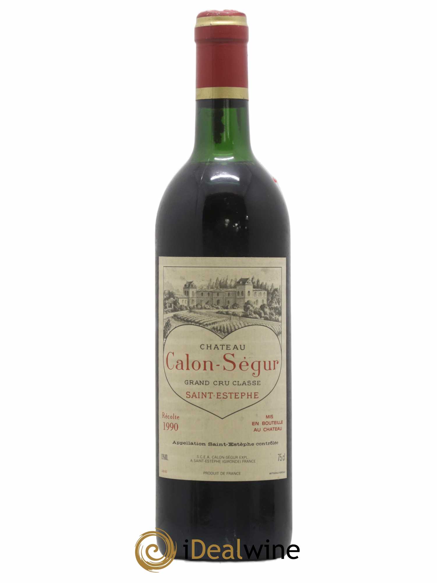 Château Calon Ségur 3ème Grand Cru Classé 1990 - Lot de 1 bouteille - 0