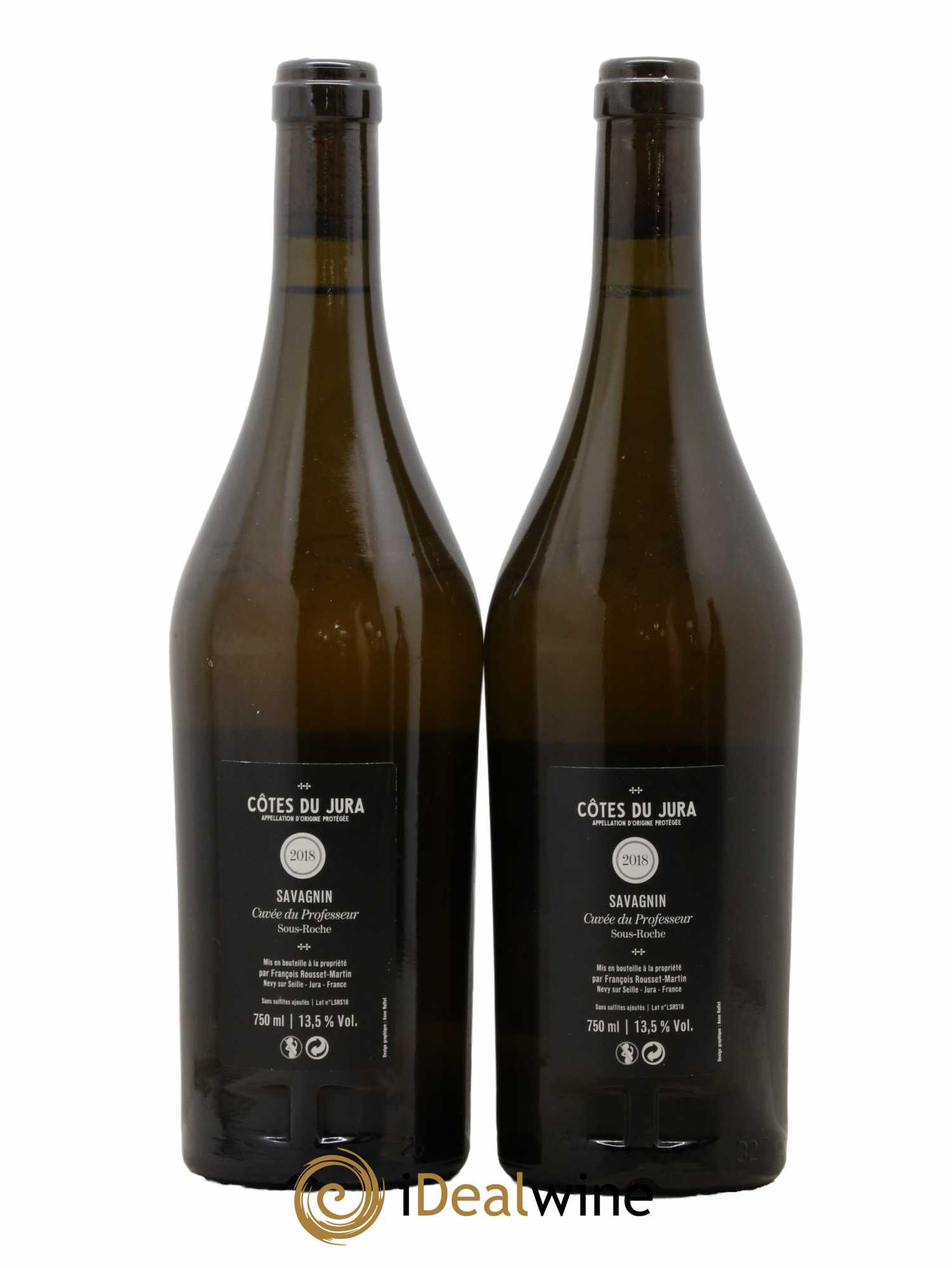 Côtes du Jura Savagnin Cuvée du Professeur François Rousset Martin 2018 - Lot de 2 bouteilles - 1