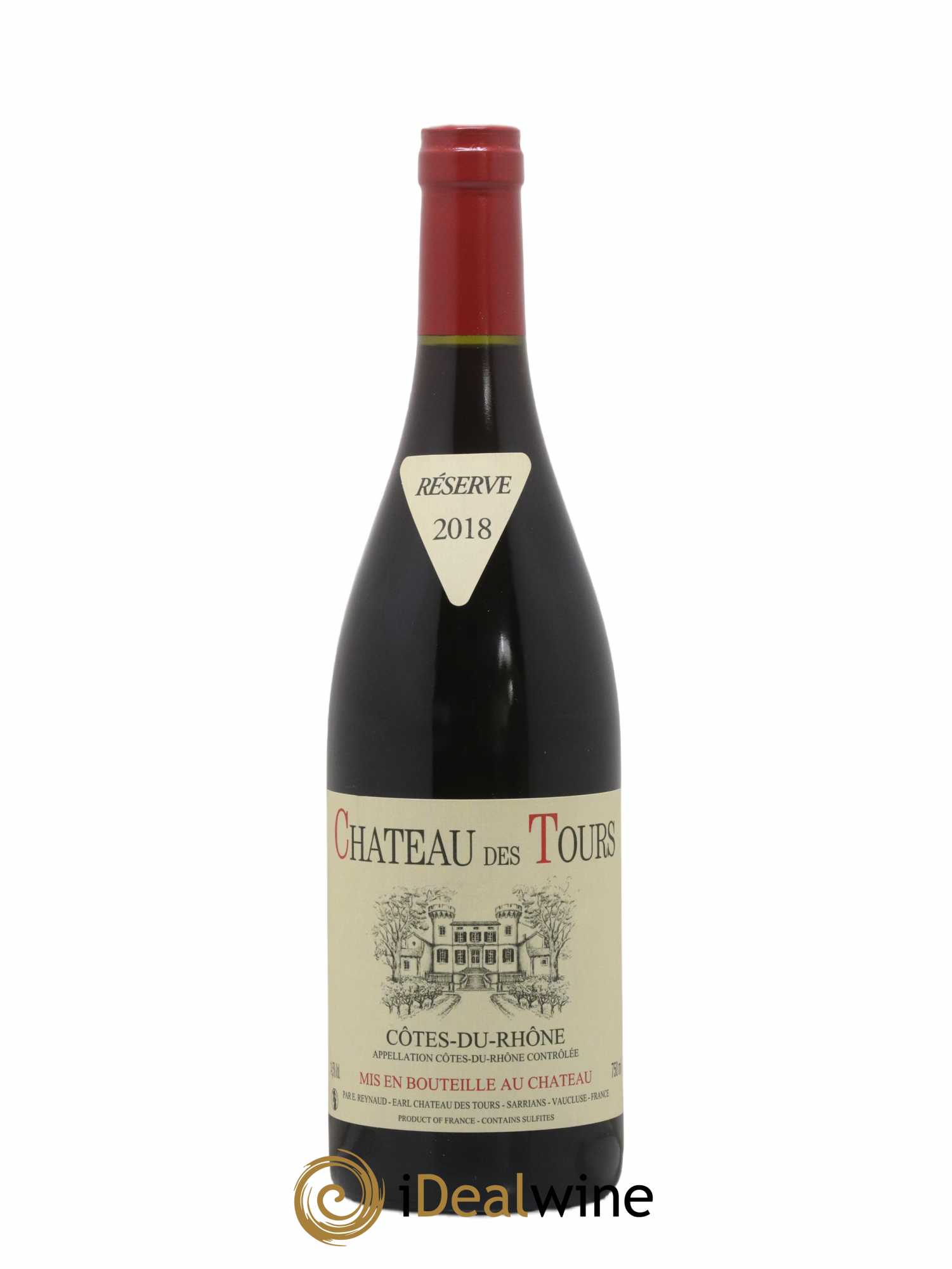 Côtes-du-Rhône Château des Tours Emmanuel Reynaud 2018 - Lot de 1 bouteille - 0