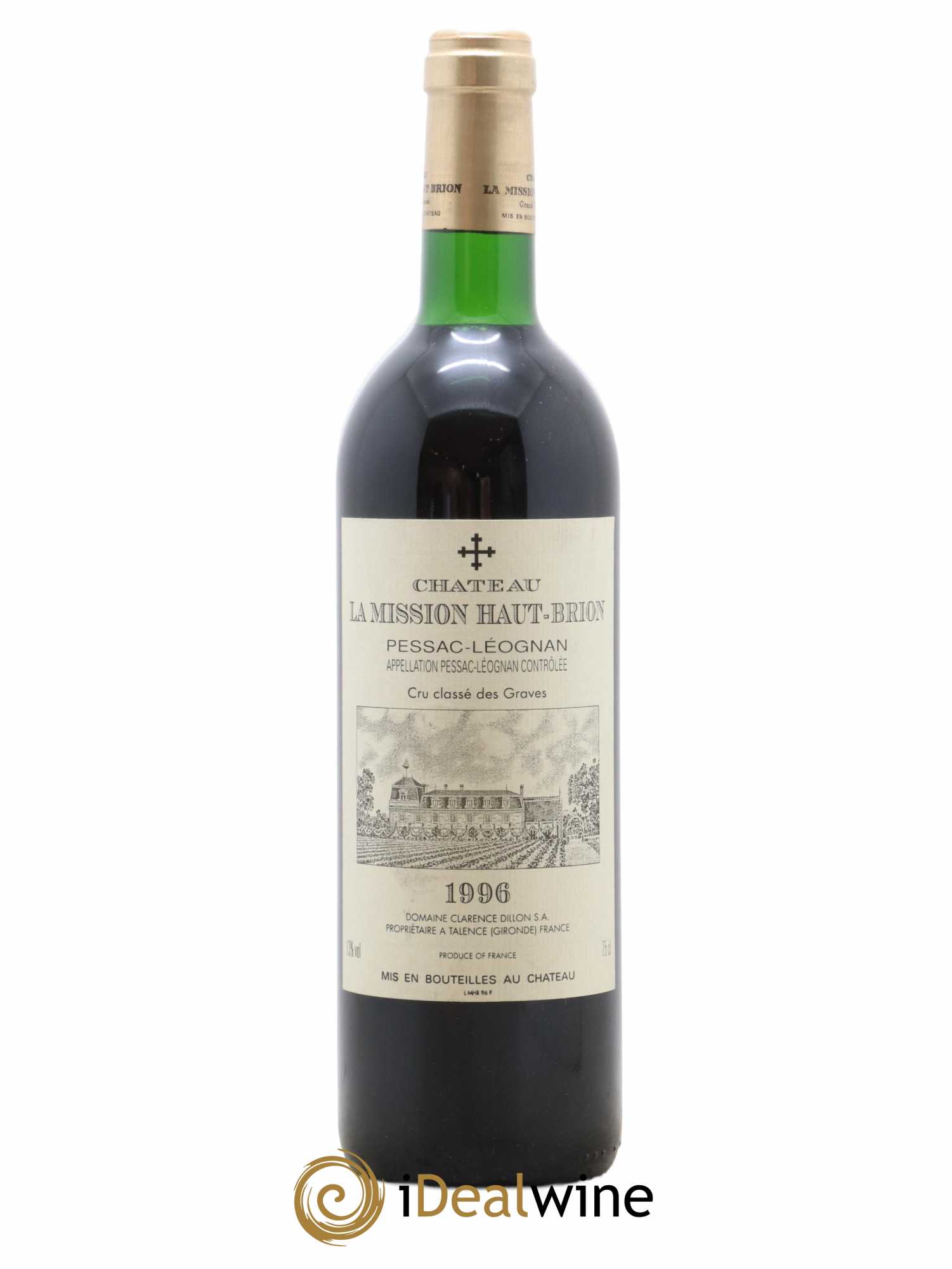 Château la Mission Haut-Brion Cru Classé de Graves 1996 - Lot de 1 bouteille - 0