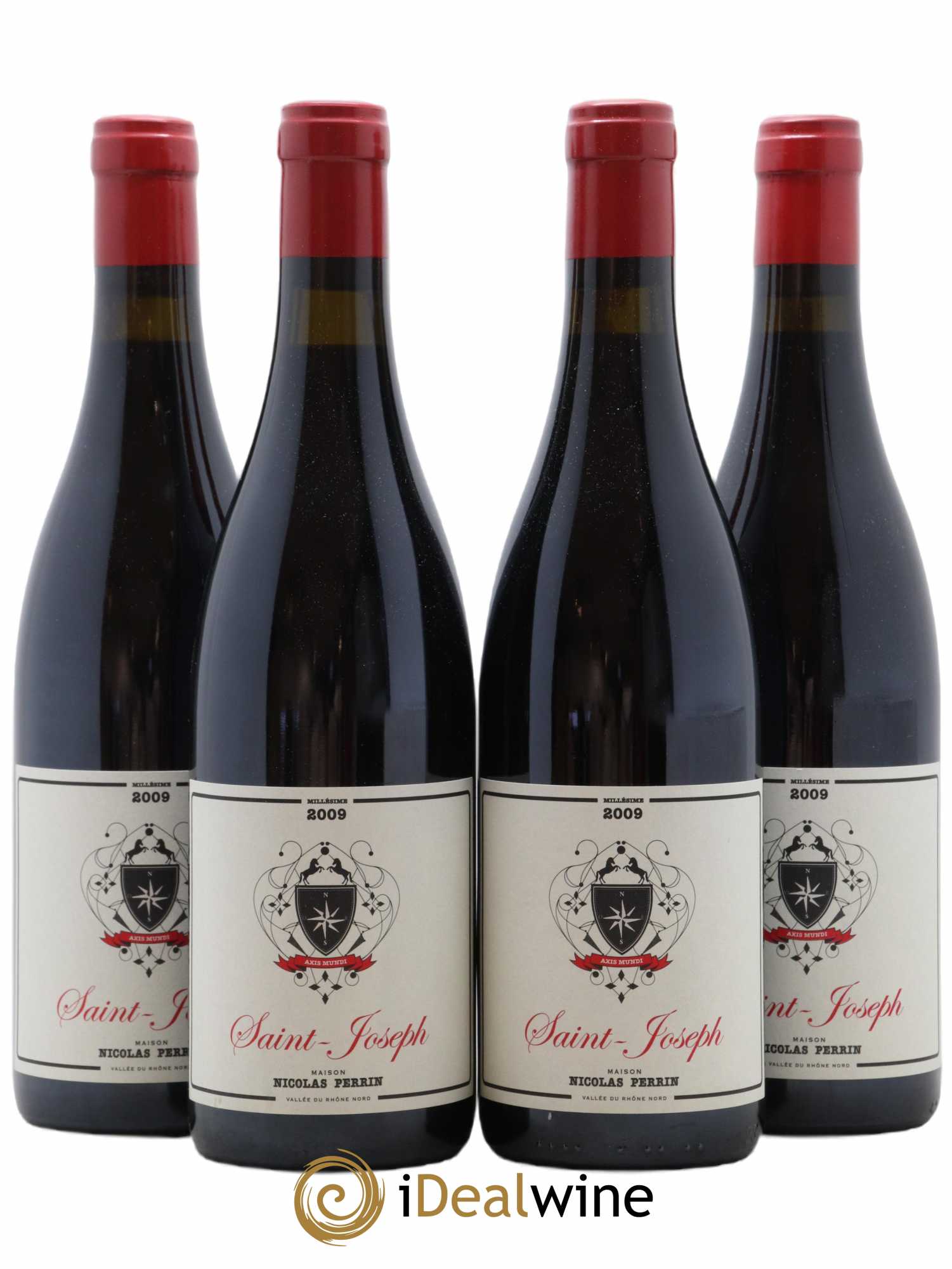 Saint-Joseph Nicolas Perrin 2009 - Lot de 4 bouteilles - 0