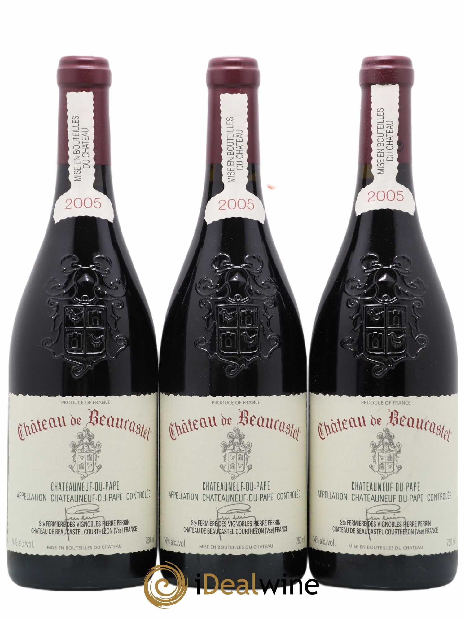 Châteauneuf-du-Pape Château de Beaucastel Famille Perrin 2005 - Lot de 6 bouteilles - 2