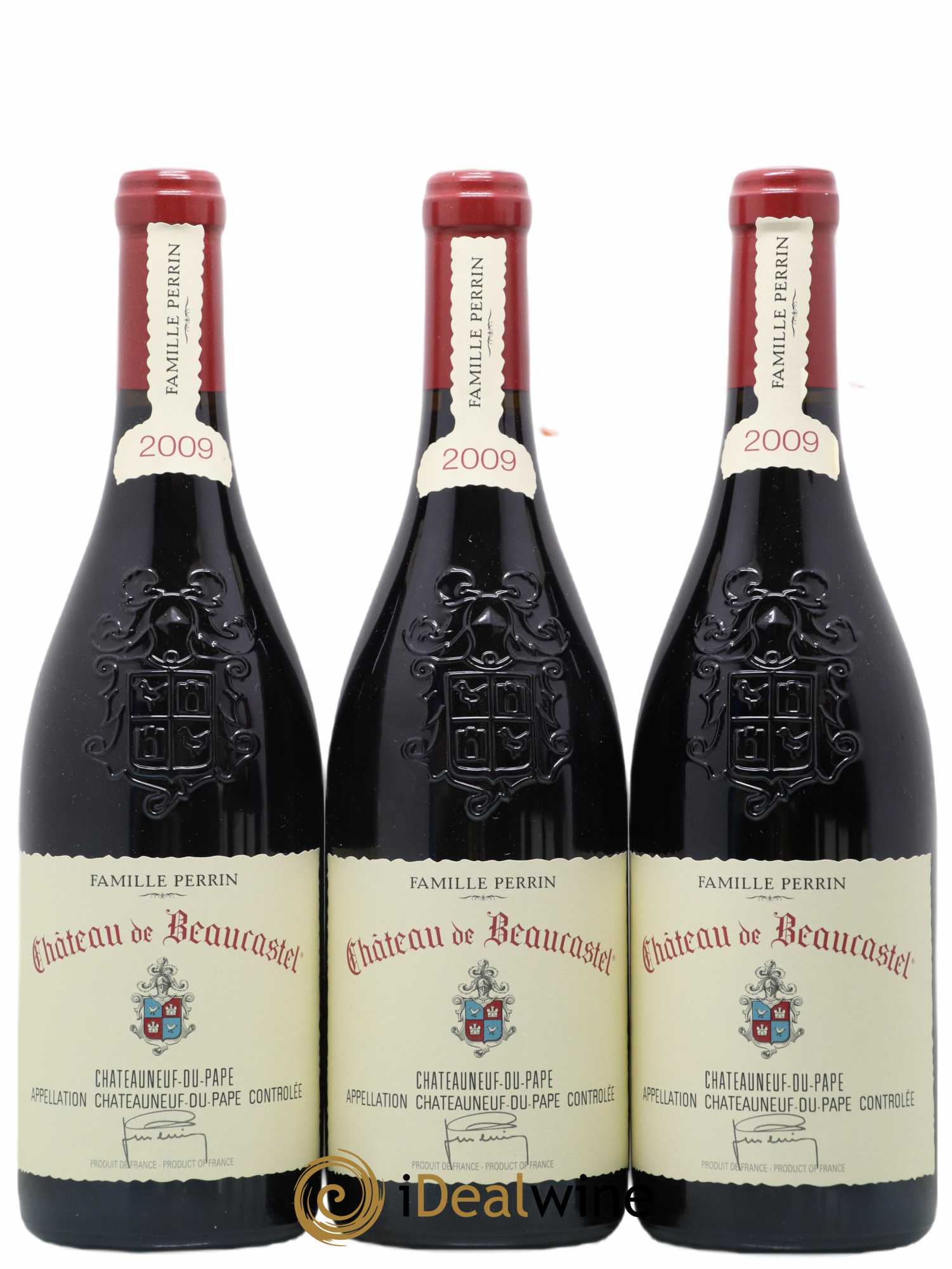 Châteauneuf-du-Pape Château de Beaucastel Famille Perrin 2009 - Lot de 6 bouteilles - 1
