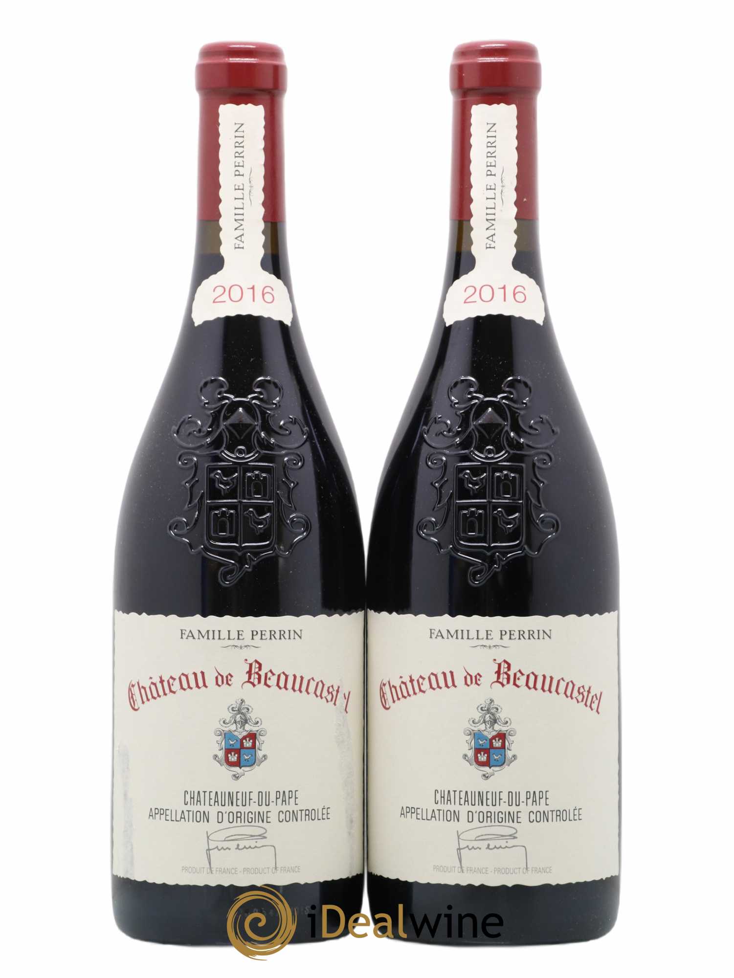 Châteauneuf-du-Pape Château de Beaucastel Famille Perrin 2016 - Lot de 2 bouteilles - 0
