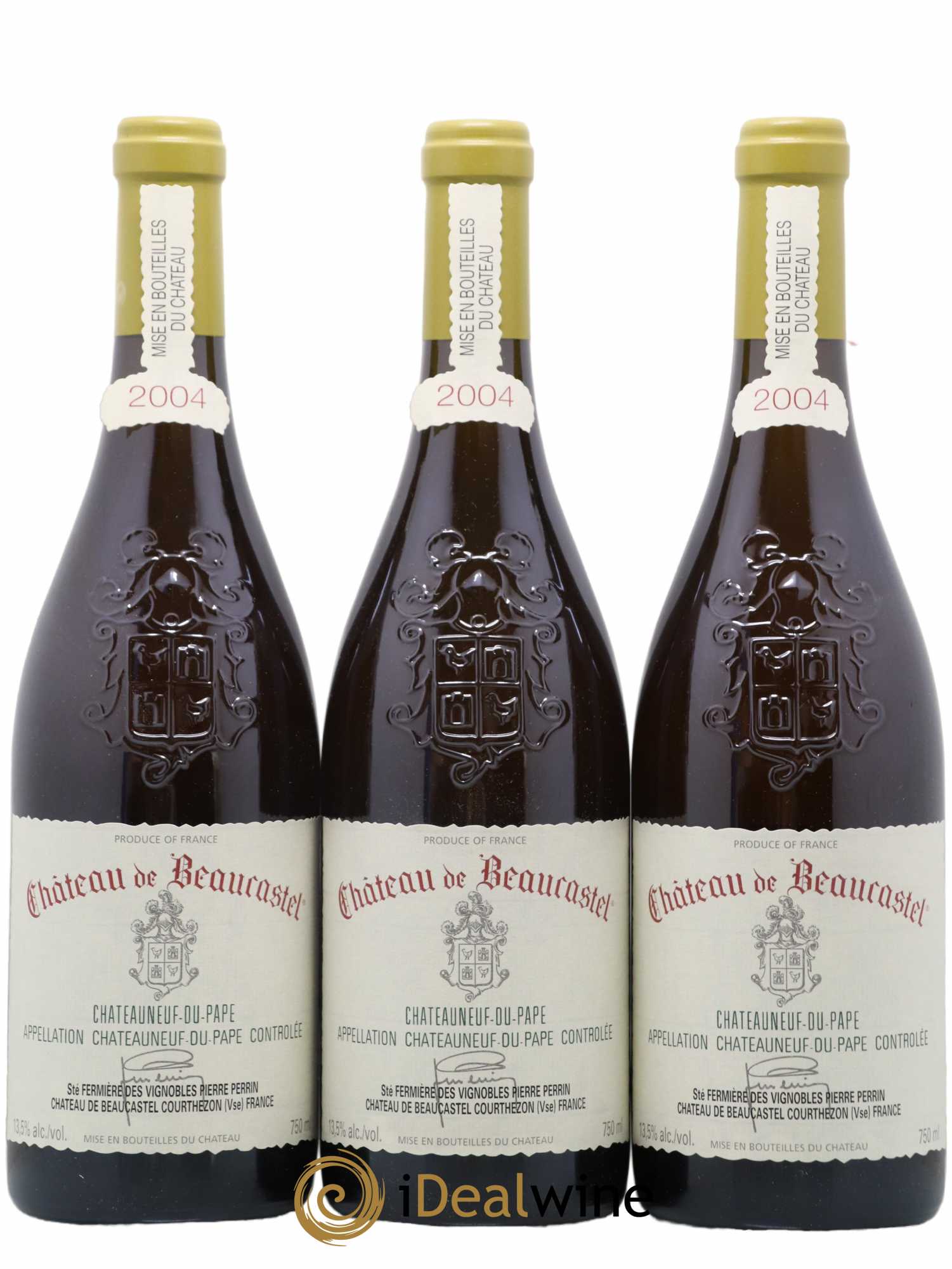 Châteauneuf-du-Pape Château de Beaucastel Famille Perrin 2004 - Lot de 6 bouteilles - 2
