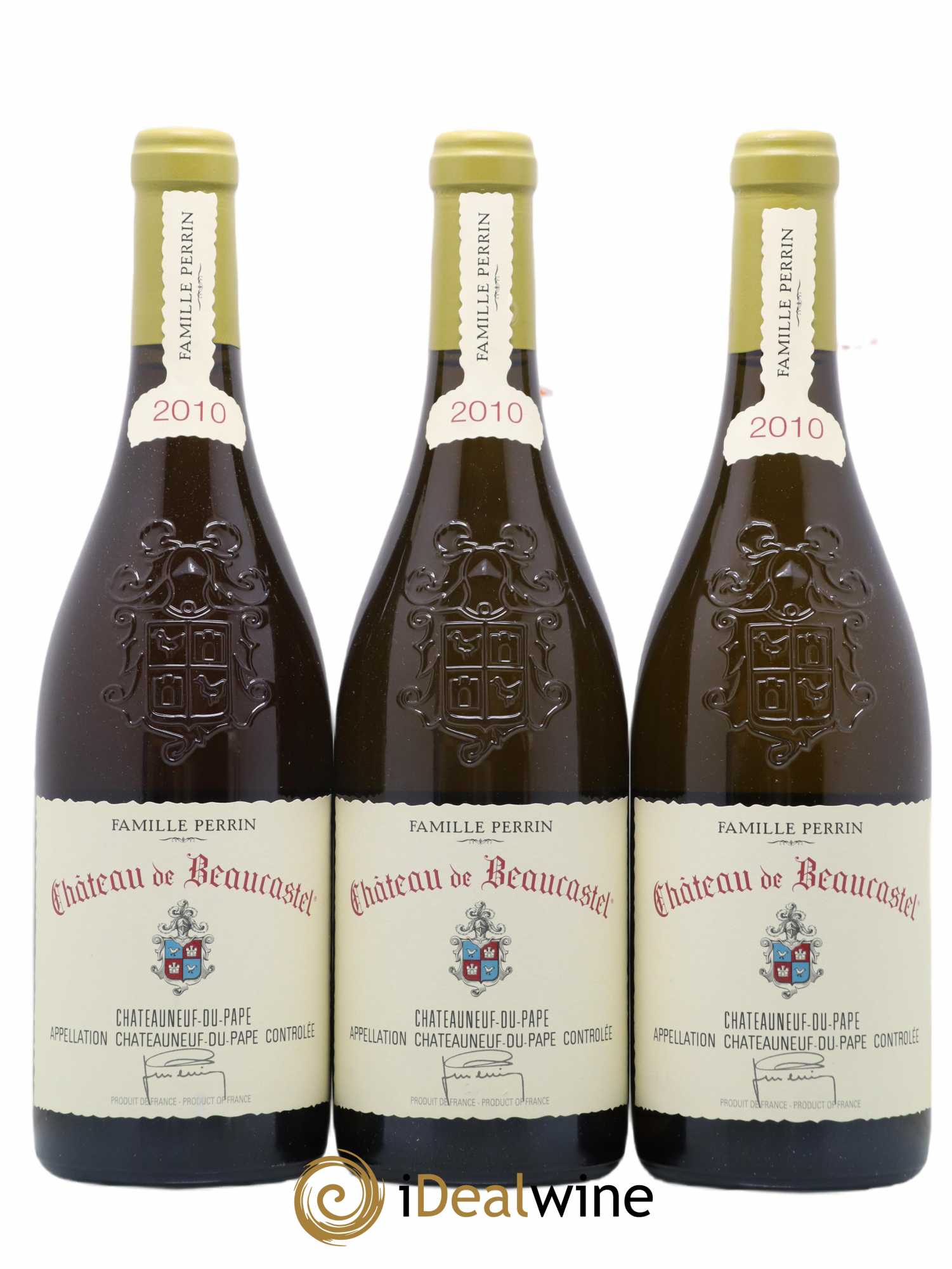 Châteauneuf-du-Pape Château de Beaucastel Famille Perrin 2010 - Lot de 6 bouteilles - 1