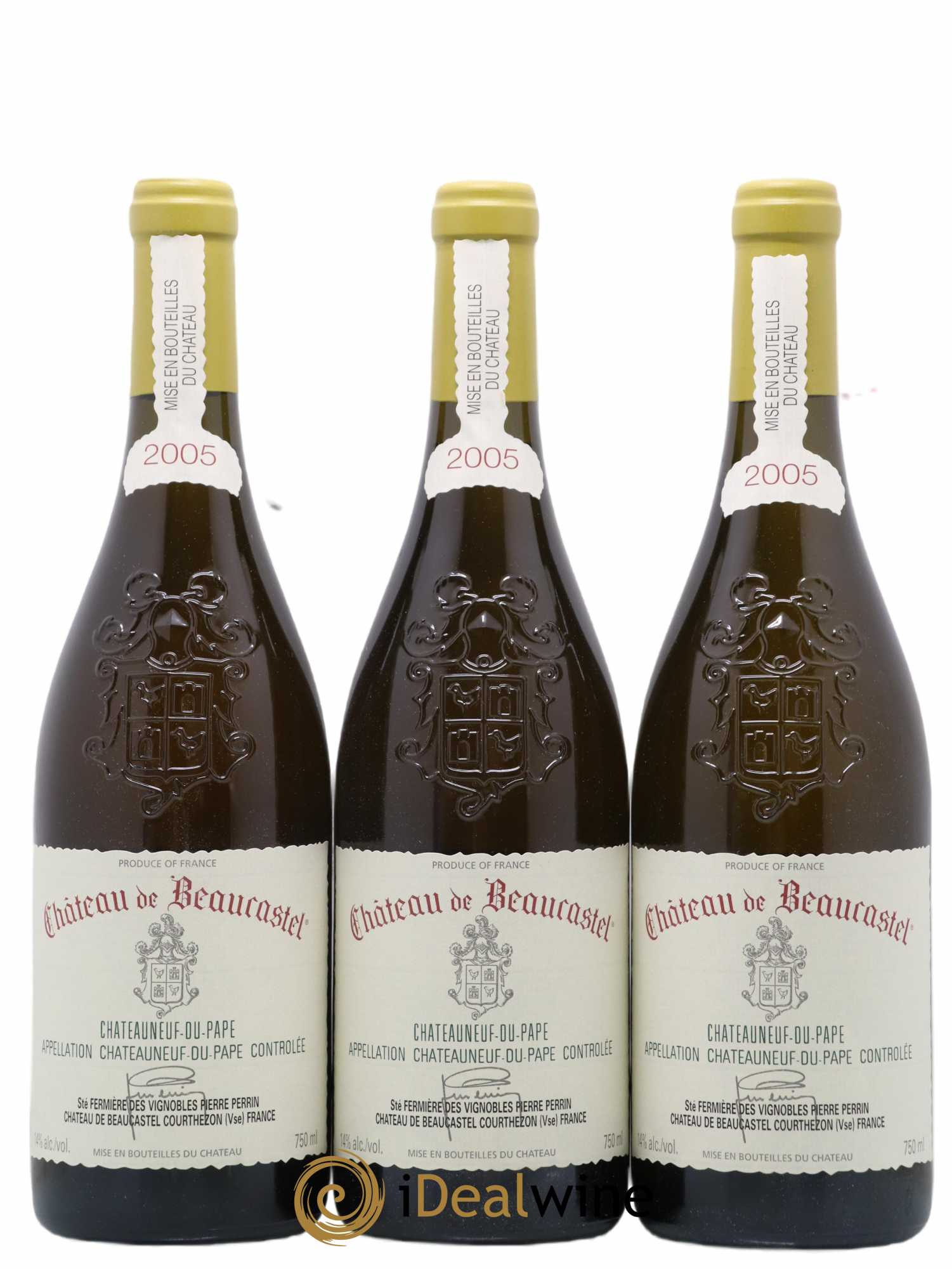 Châteauneuf-du-Pape Château de Beaucastel Famille Perrin 2005 - Lot de 6 bouteilles - 2