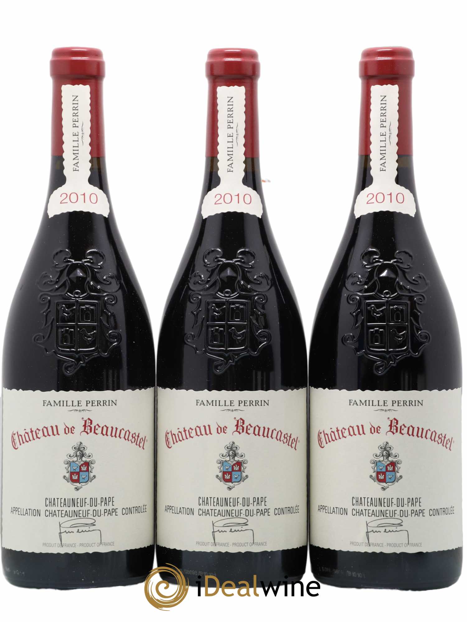 Châteauneuf-du-Pape Château de Beaucastel Famille Perrin 2010 - Lot de 6 bouteilles - 1
