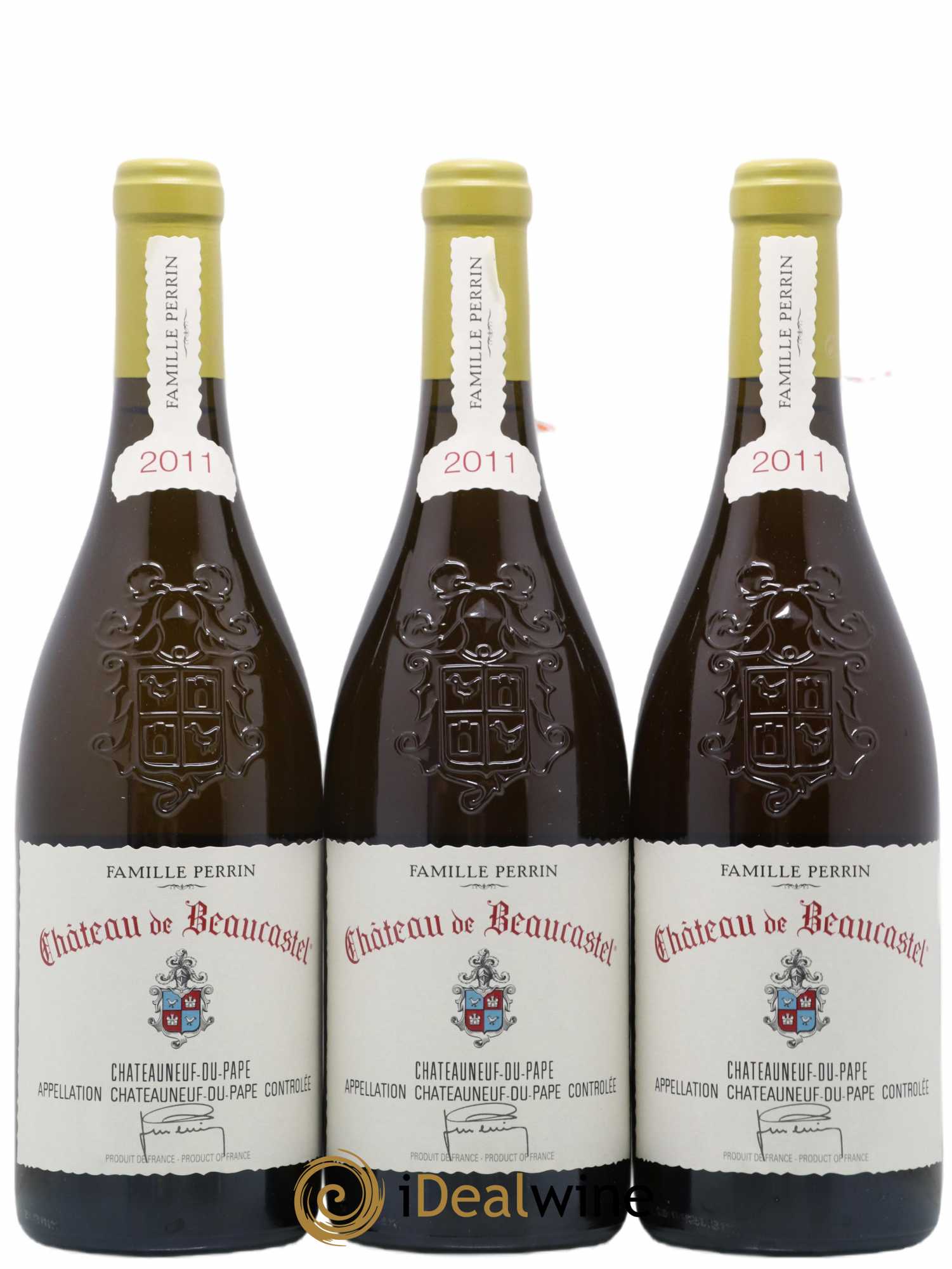 Châteauneuf-du-Pape Château de Beaucastel Famille Perrin 2011 - Posten von 6 Flaschen - 2