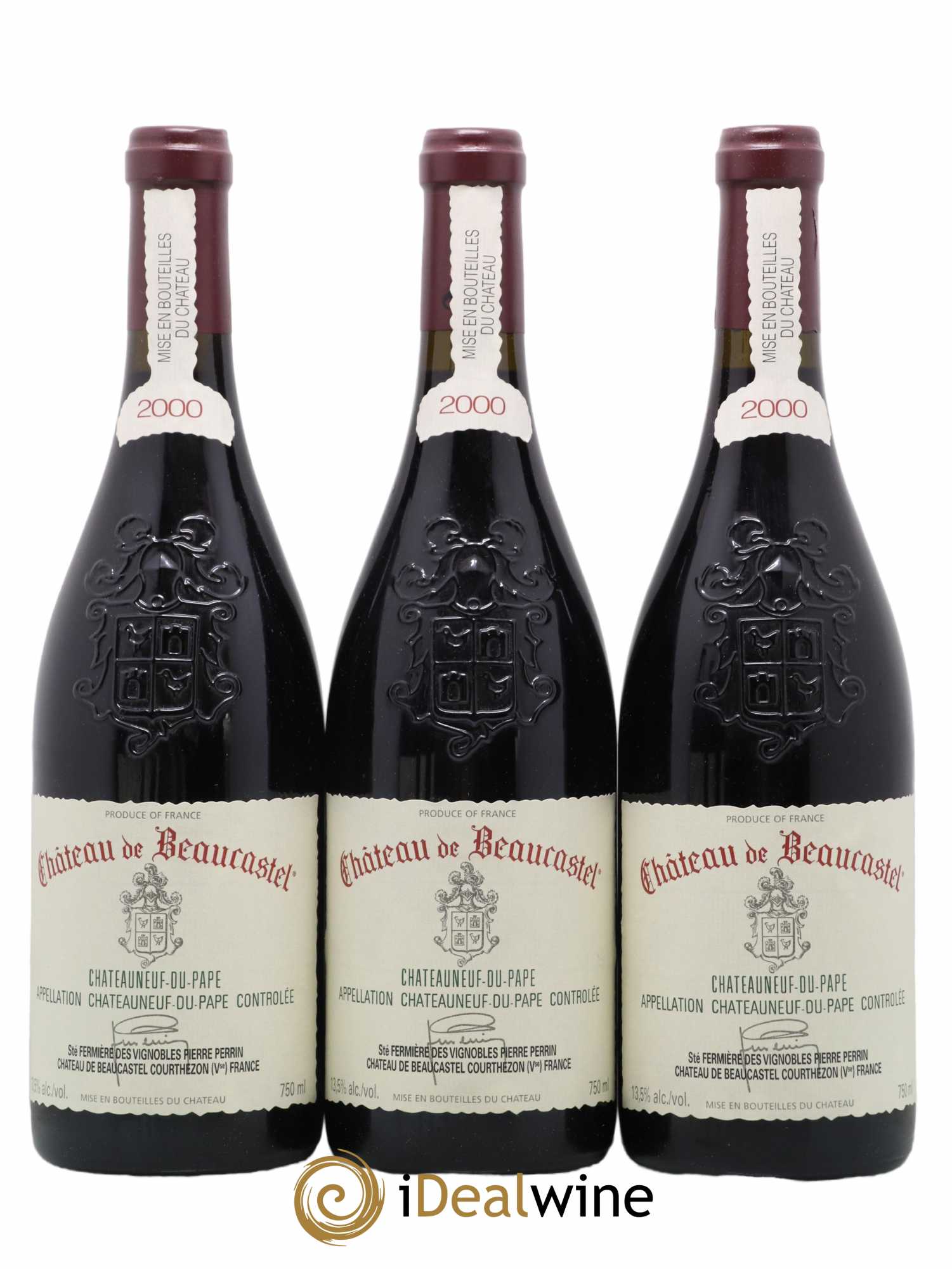 Châteauneuf-du-Pape Château de Beaucastel Famille Perrin 2000 - Lot de 6 bouteilles - 2