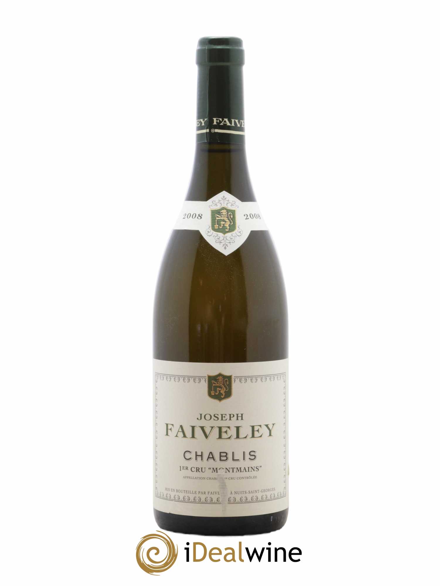 Chablis 1er Cru Montmains Joseph Faiveley 2008 - Posten von 1 Flasche - 0