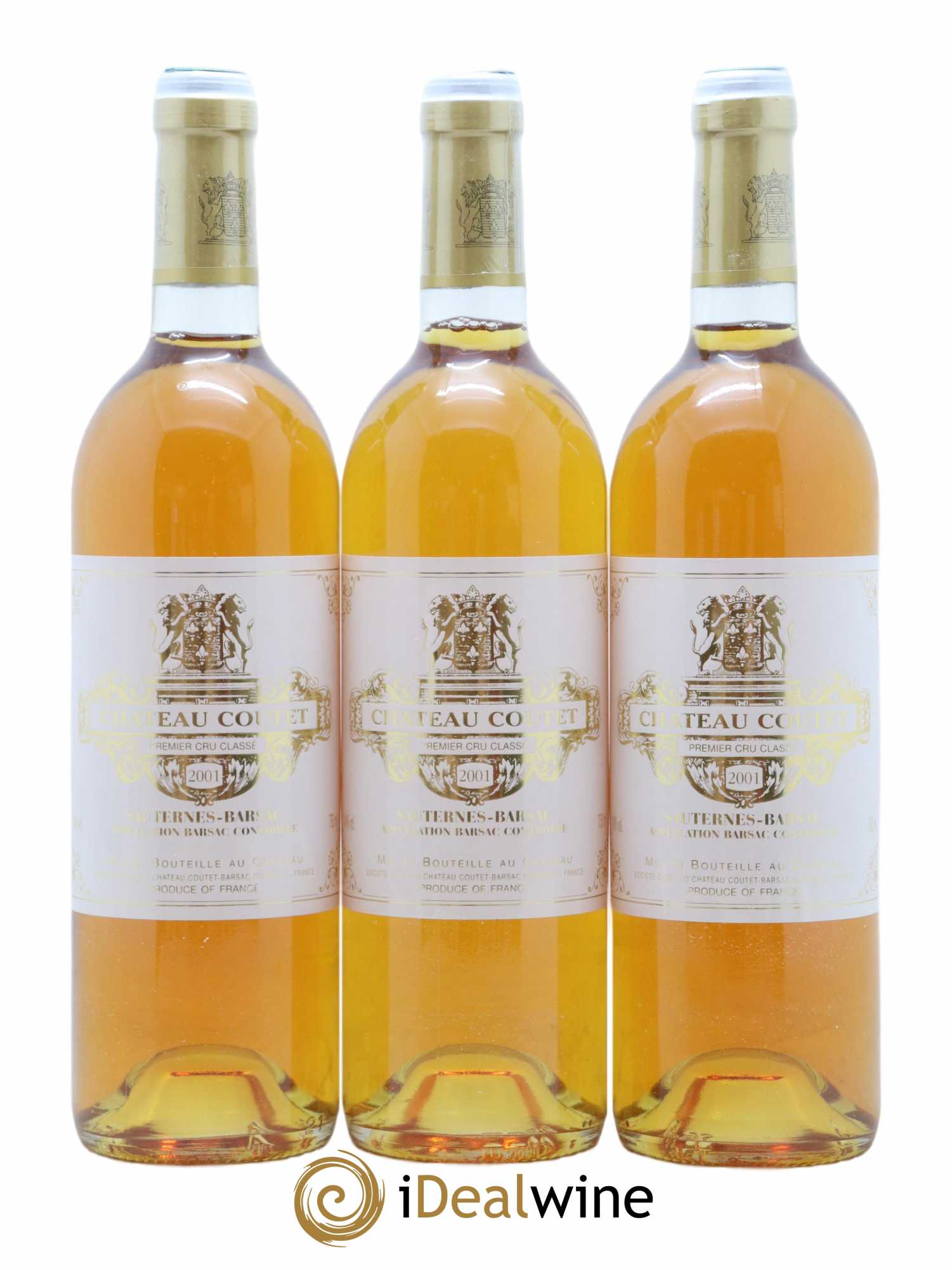 Château Coutet 1er Grand Cru Classé 2001 - Lotto di 12 bottiglie - 3