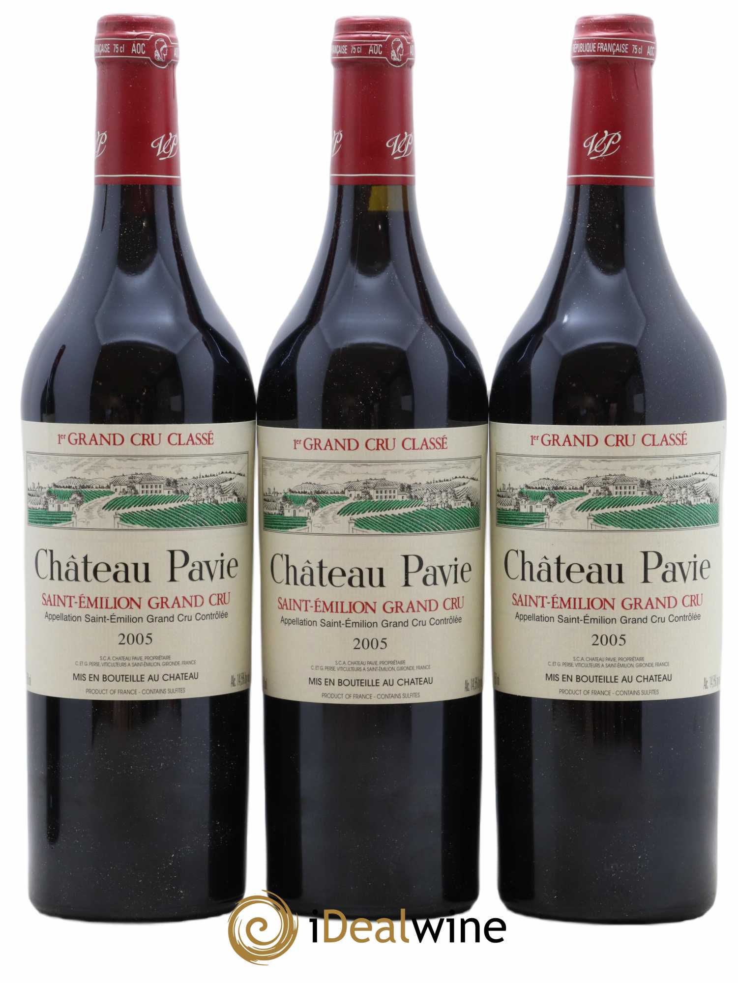 Château Pavie 1er Grand Cru Classé A 2005 - Lot de 12 bouteilles - 2