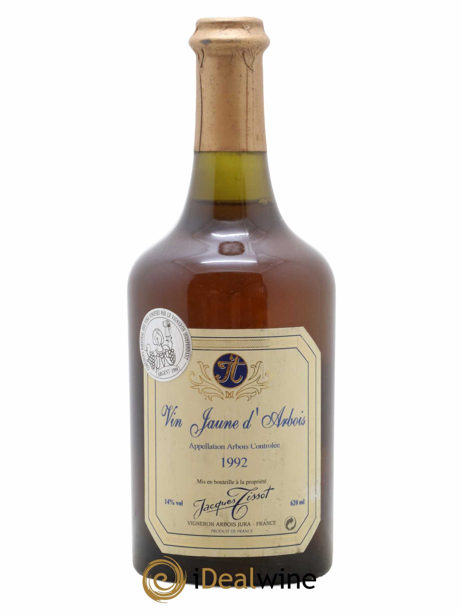 Arbois Vin Jaune Jacques Tissot 1992 - Lot de 1 bouteille - 0