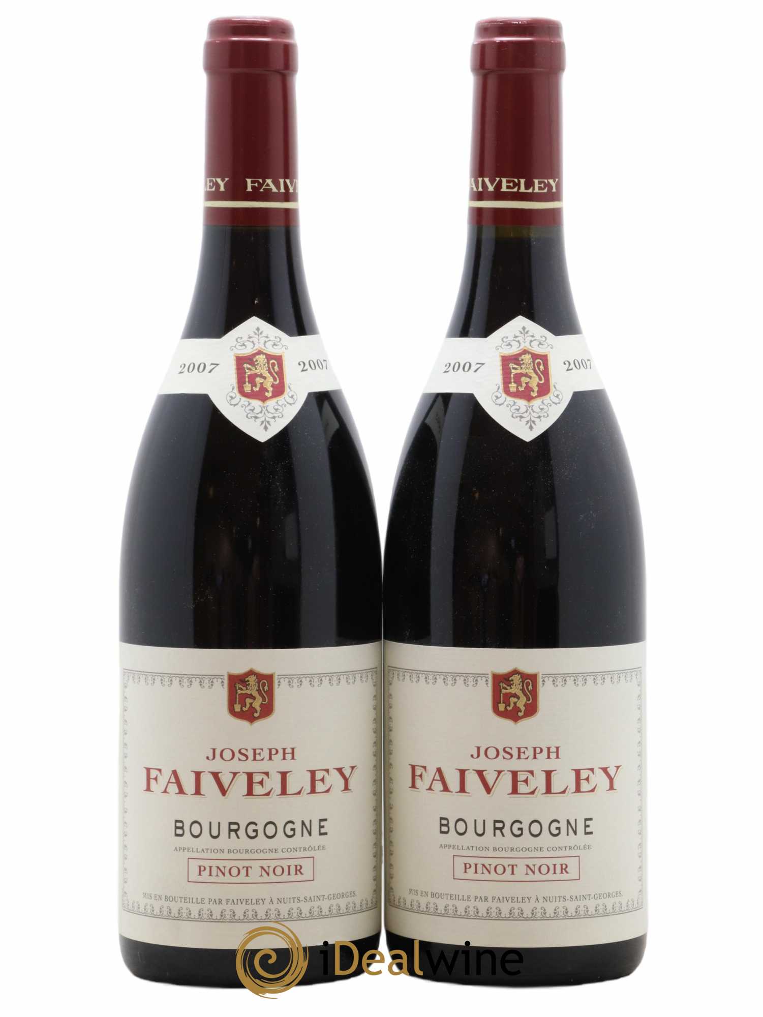 Bourgogne Joseph Faiveley 2007 - Lot de 2 bouteilles - 0