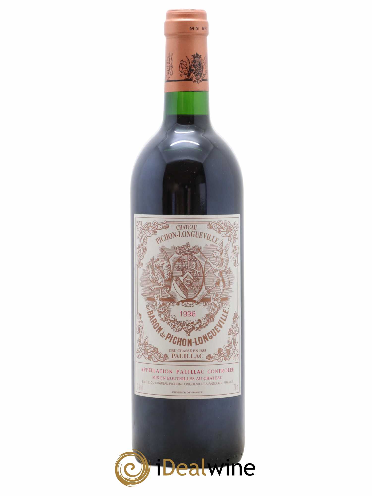 Pichon Longueville Baron 2ème Grand Cru Classé 1996 - Lot de 1 bouteille - 0
