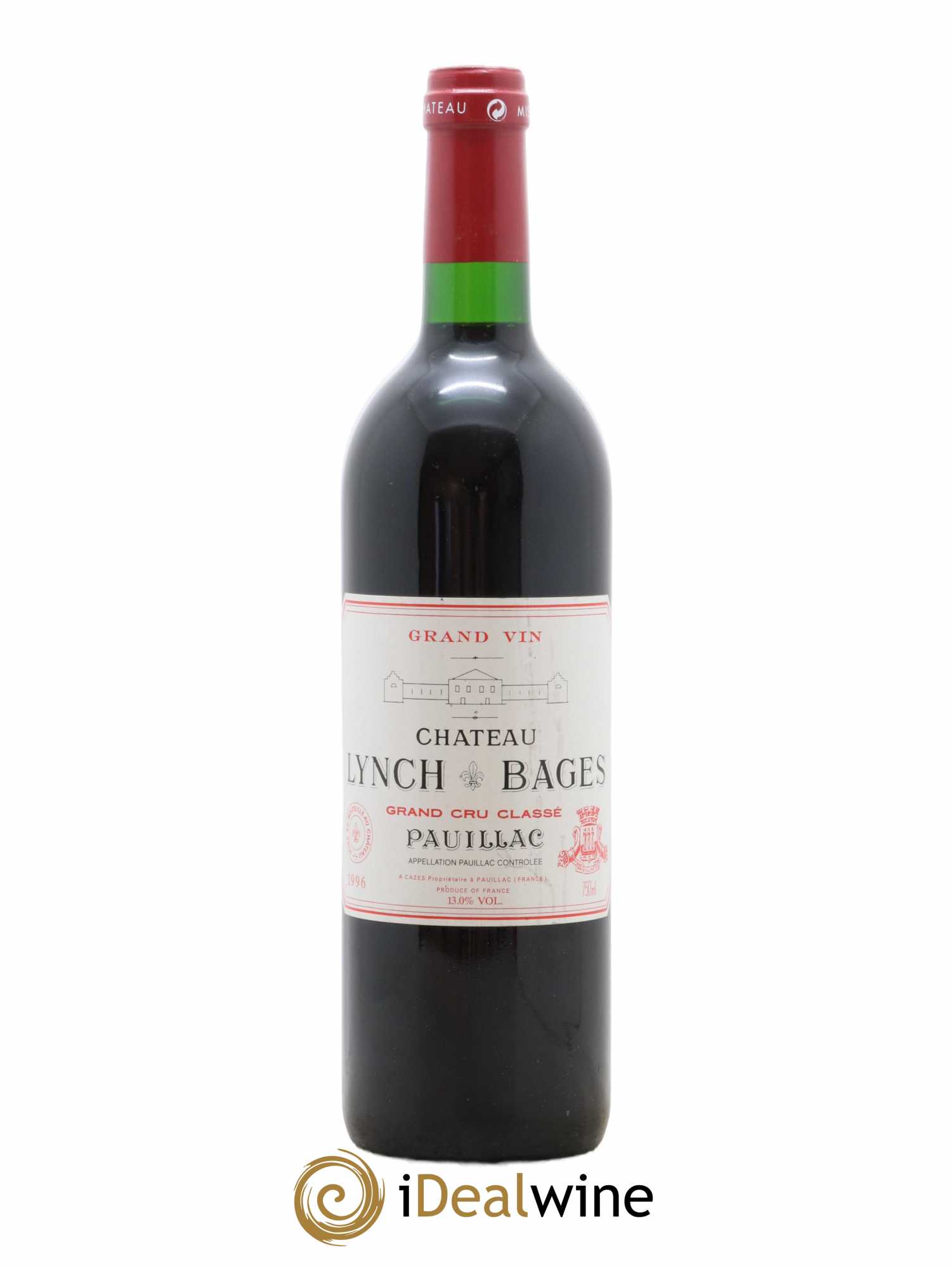 Château Lynch Bages 5ème Grand Cru Classé 1996 - Lot de 1 bouteille - 0