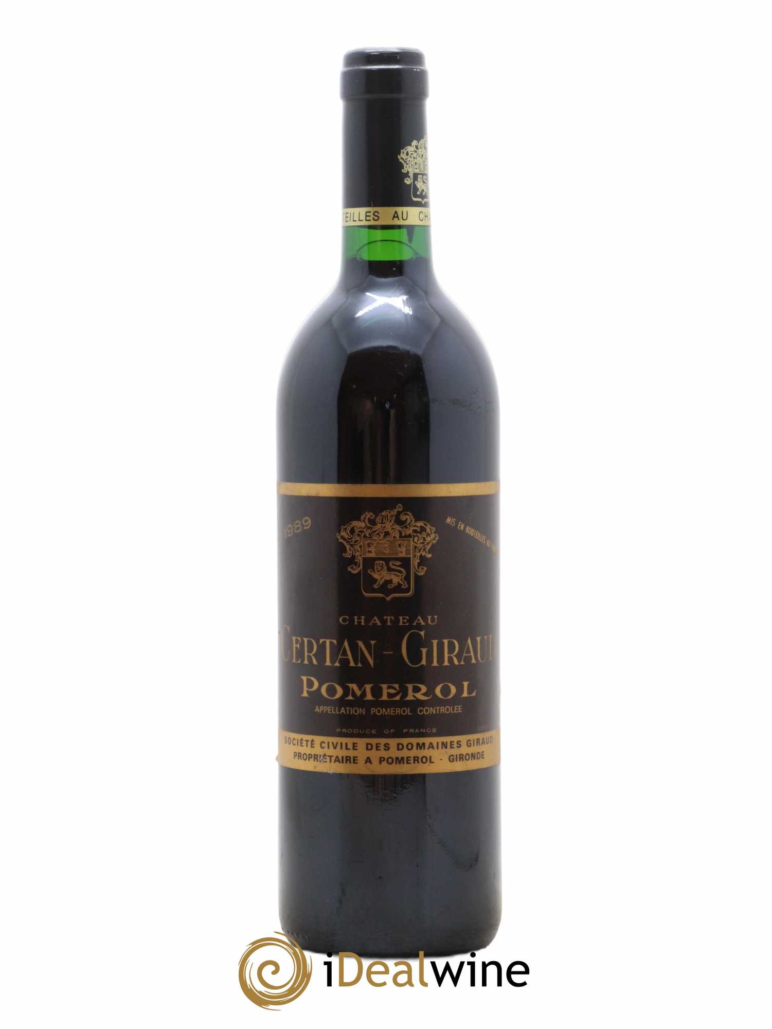 Château Certan Giraud 1989 - Lot de 1 bouteille - 0