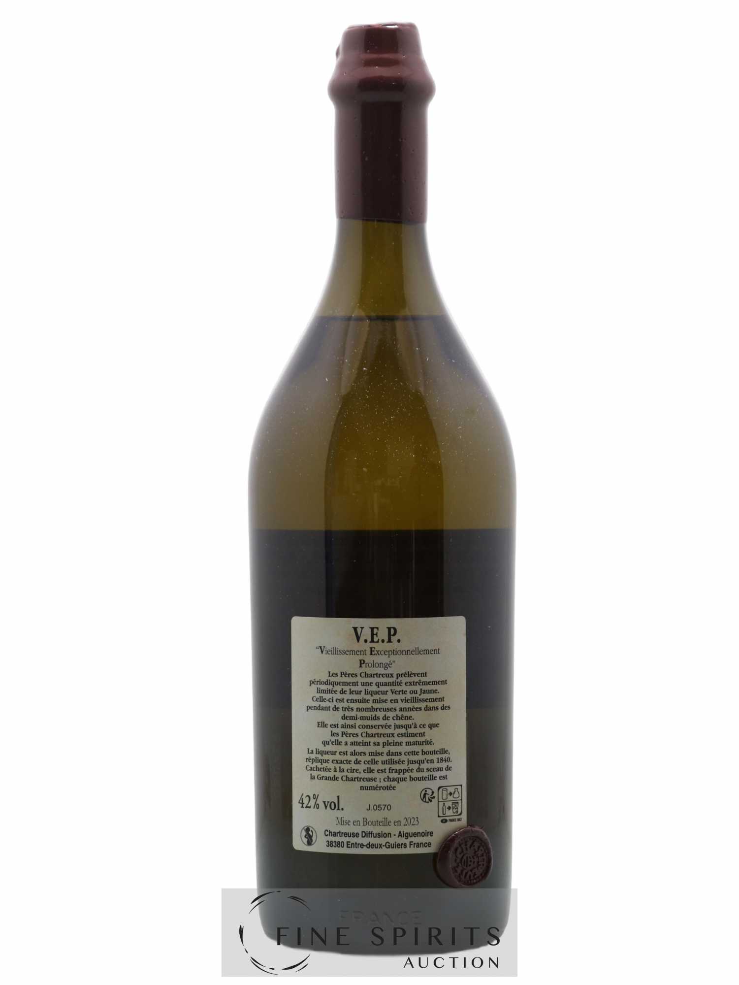 Chartreuse Of. Jaune V.E.P. Mise 2023 - Lot de 1 bouteille - 2