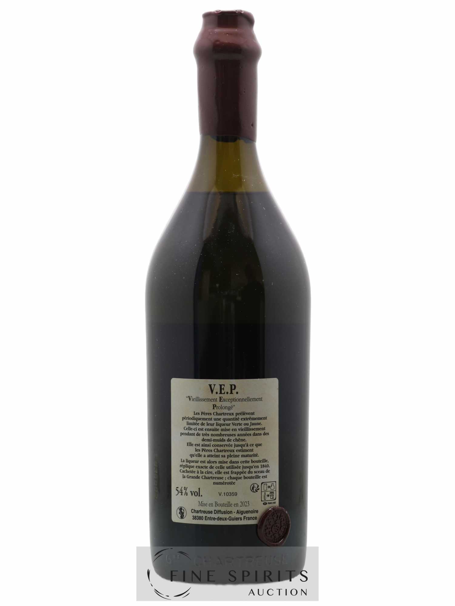 Chartreuse Of. Verte V.E.P. Mise 2023 - Lot de 1 bouteille - 2