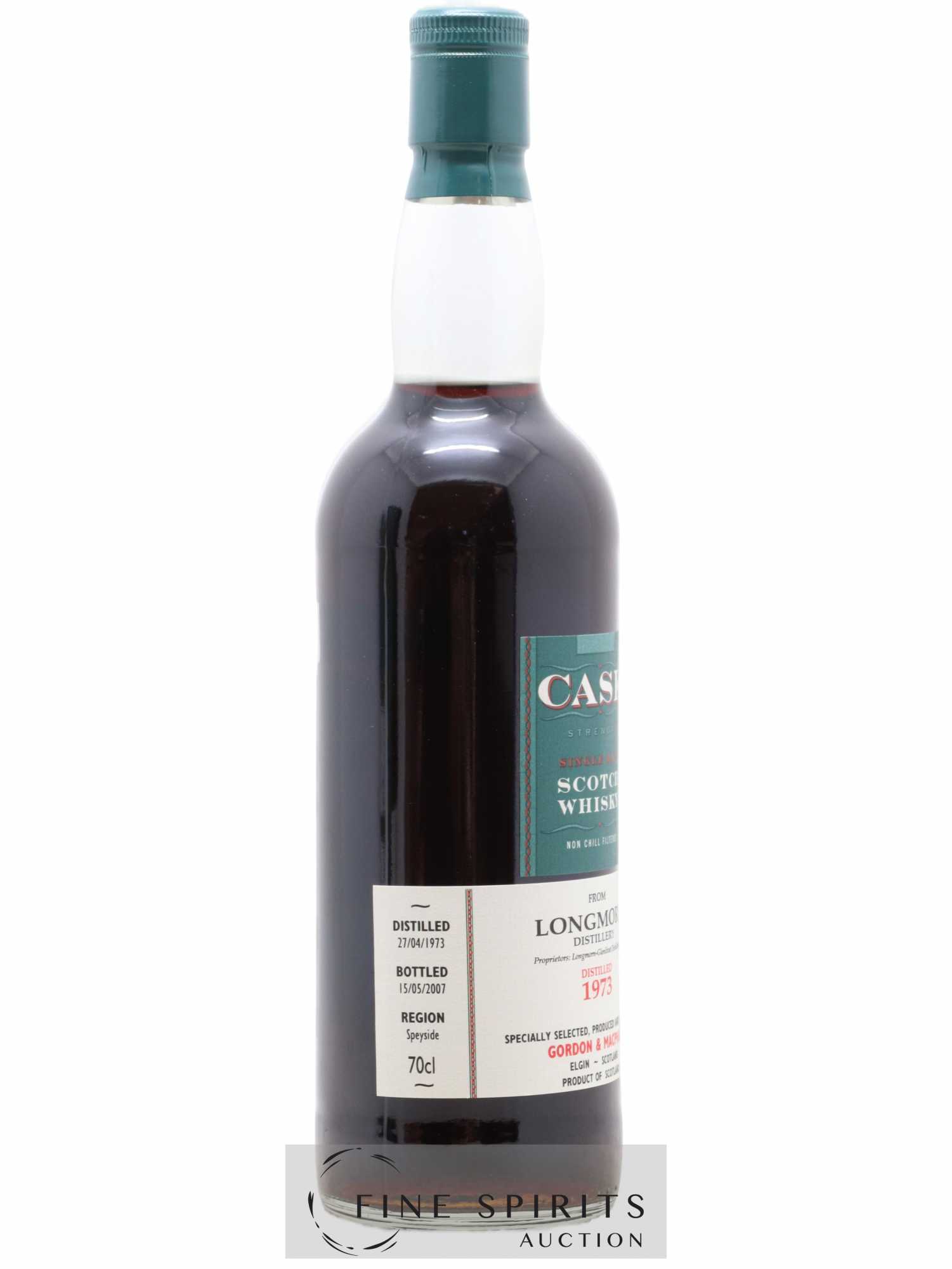Longmorn 1973 Gordon & MacPhail Cask n°3649 - bottled 2007 Cask Serie - Lot de 1 bouteille - 2