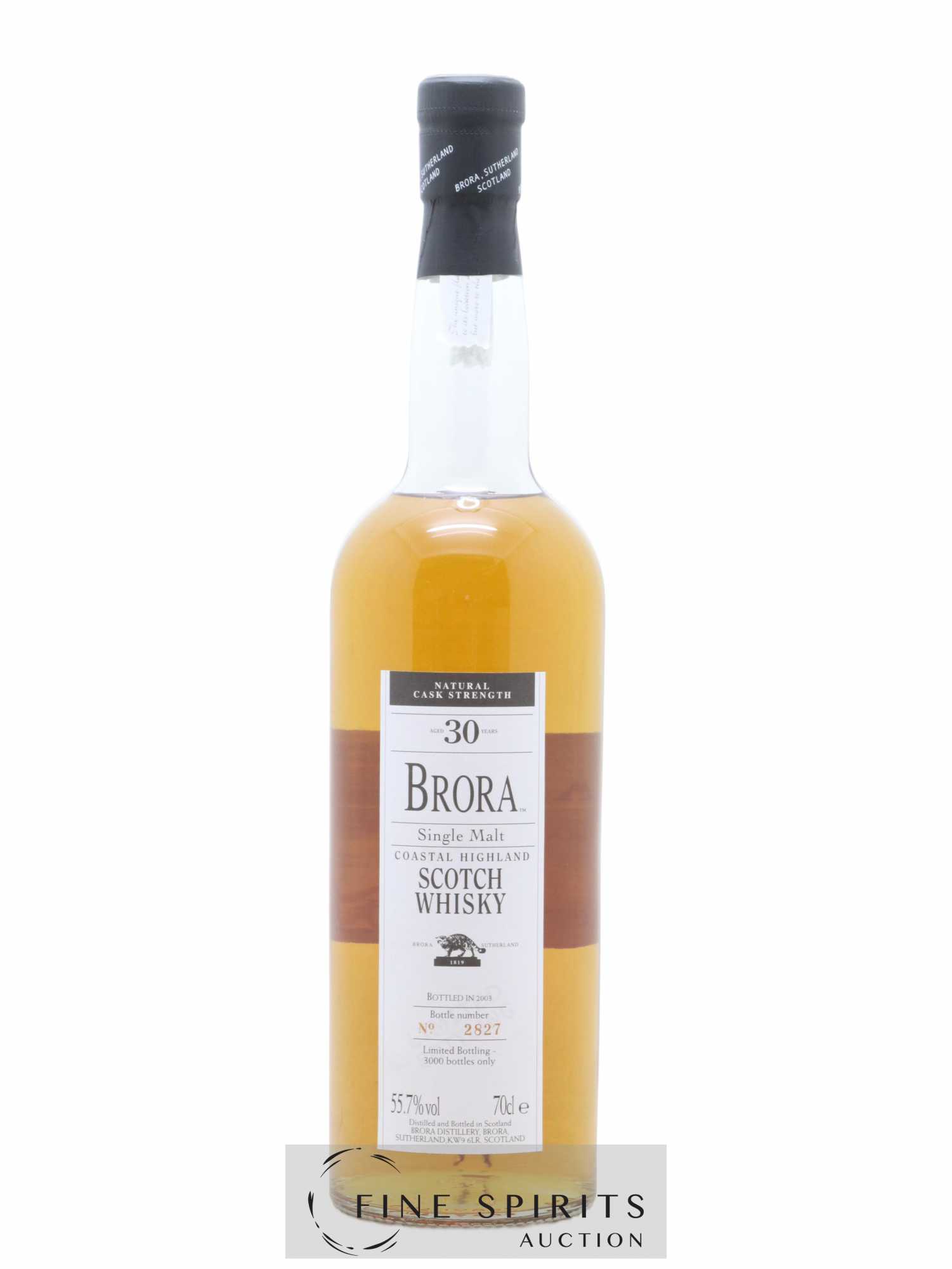 Brora 30 years Of. Natural Cask Strength One of 3000 - bottled 2003 - Lot de 1 bouteille - 1