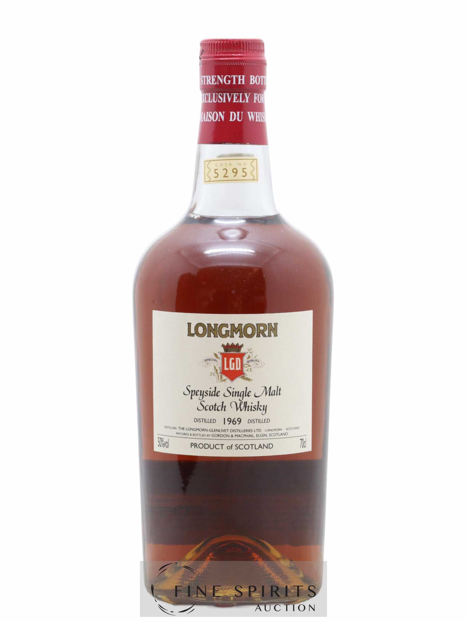 Longmorn 1969 Gordon & MacPhail Cask n°5295 - bottled 2008 LMDW - Lot de 1 bouteille - 1