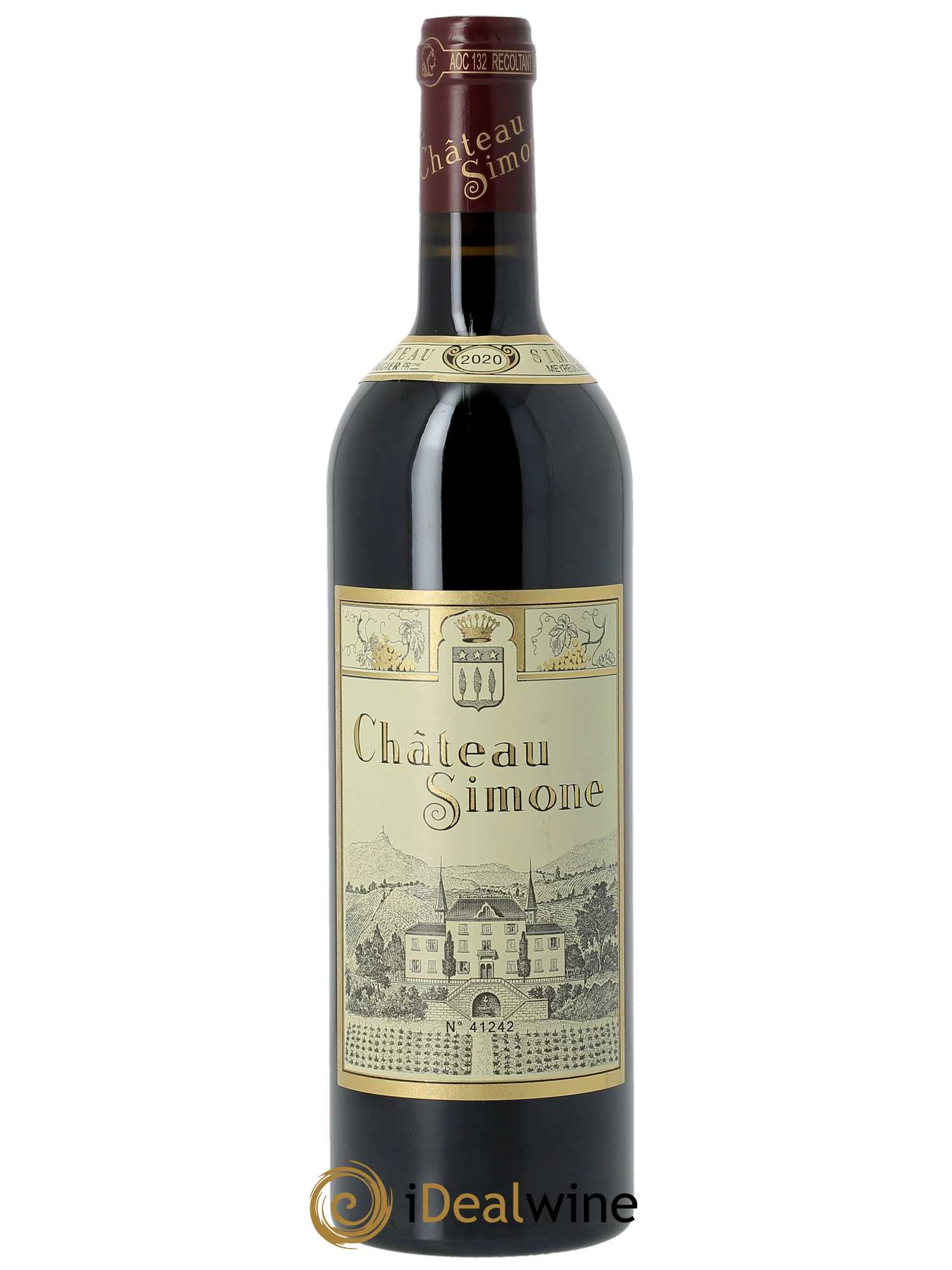 Palette Château Simone Famille Rougier  2020 - Lot de 1 bouteille - 0