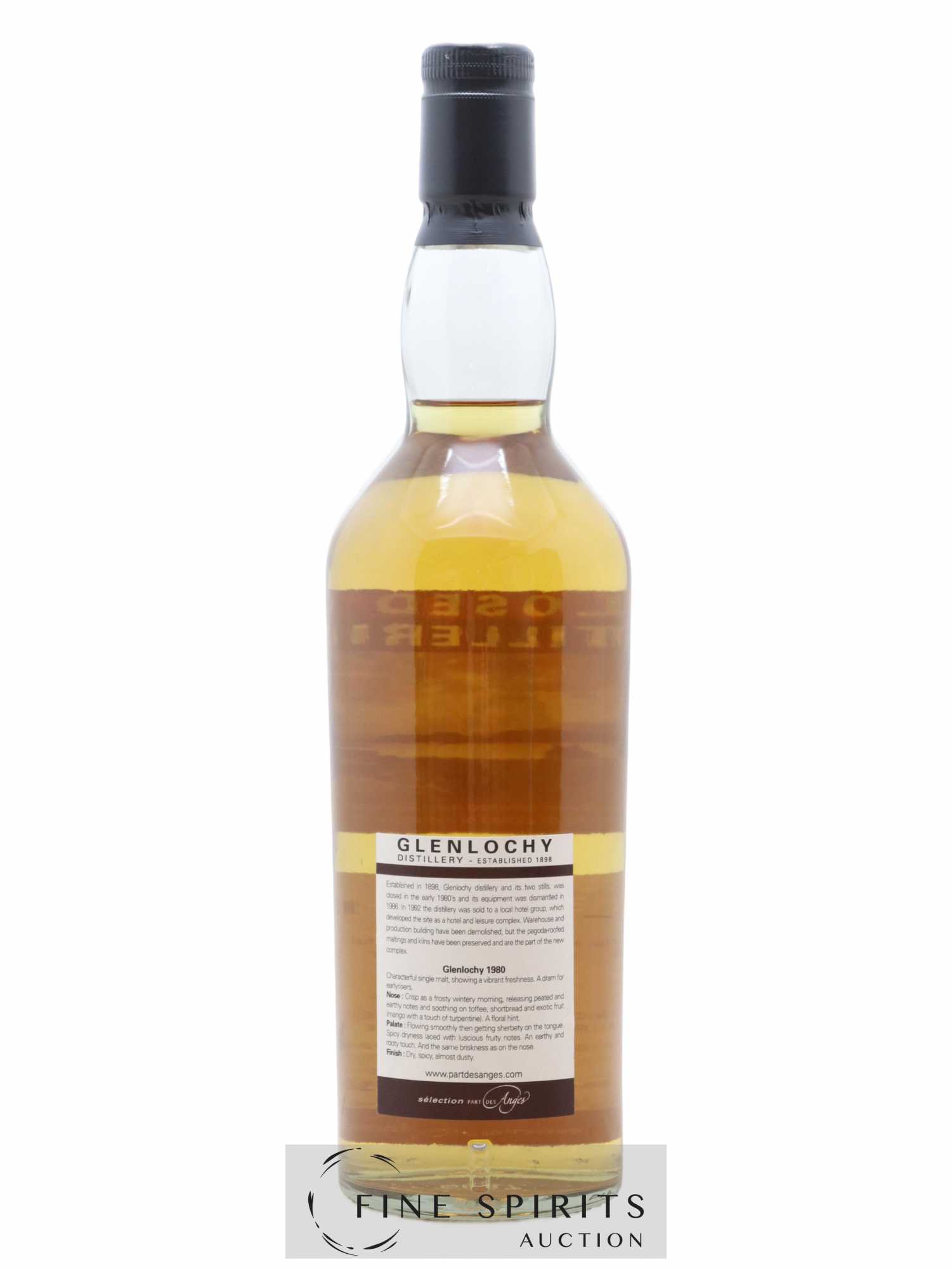 Glenlochy 27 years 1980 Part des Anges Single Cask n°2826 - One of 231 - bottled 2007 Closed Distilleries - Lot of 1 bottle - 2
