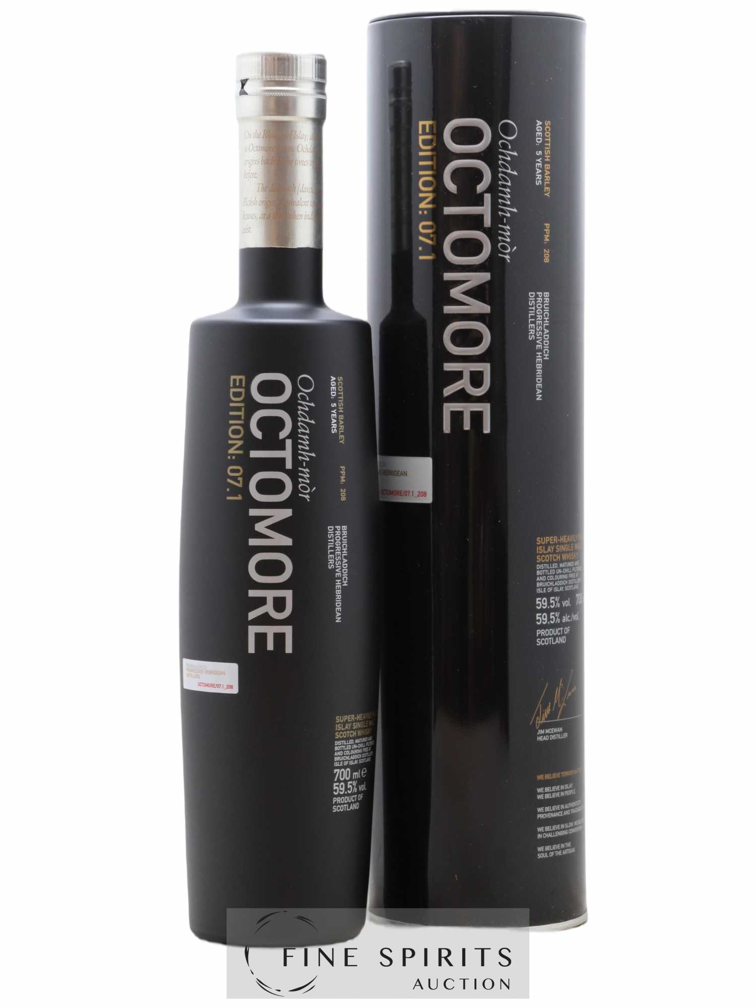 Octomore 5 years Of. Edition 07.1 Super-Heavily Peated Limited Edition - Lot de 1 bouteille - 0