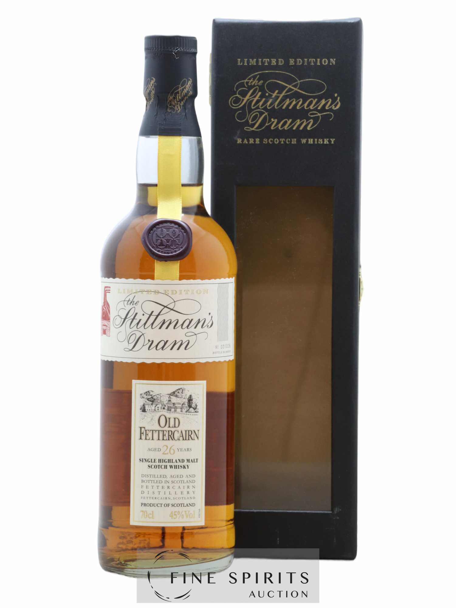 Old Fettercairn 26 years Of. The Stillman's Dram Limited Edition - Lot de 1 bouteille - 0