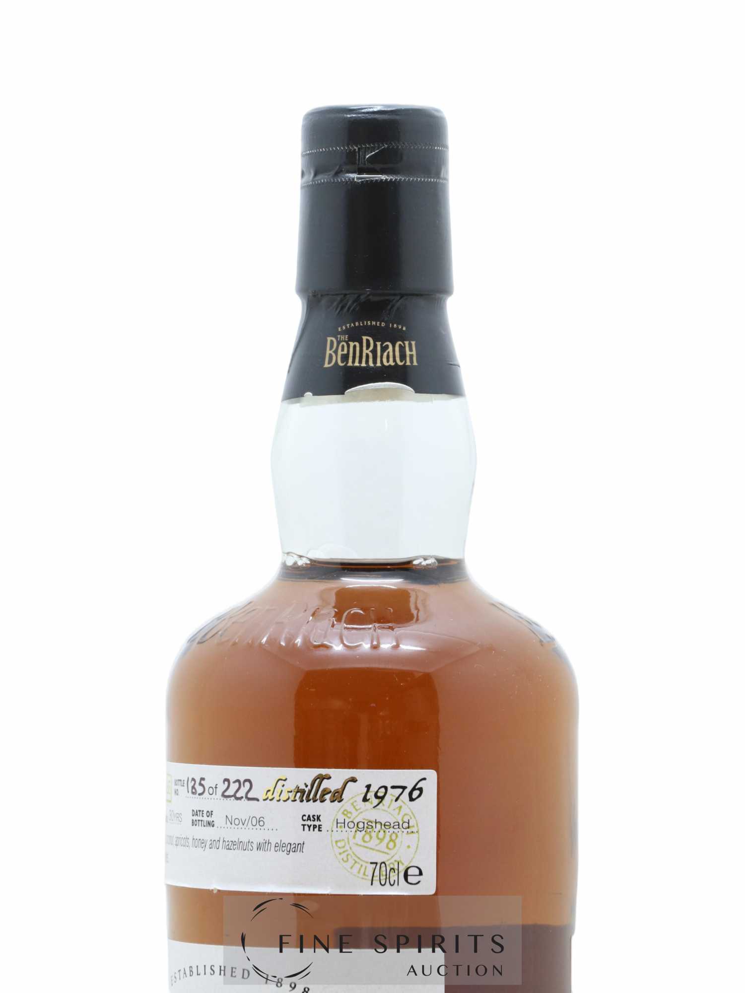 Benriach 30 years 1976 Of. Cask n°3557 - One of 222 - bottled 2006 LMDW Limited Release - Lot de 1 bouteille - 3