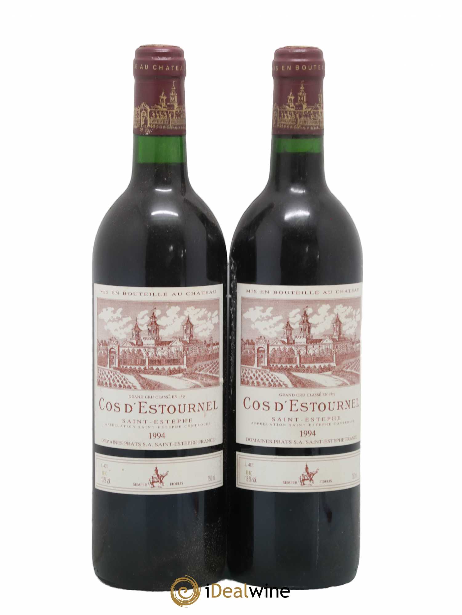 Cos d'Estournel 2ème Grand Cru Classé 1994 - Lotto di 2 bottiglie - 0