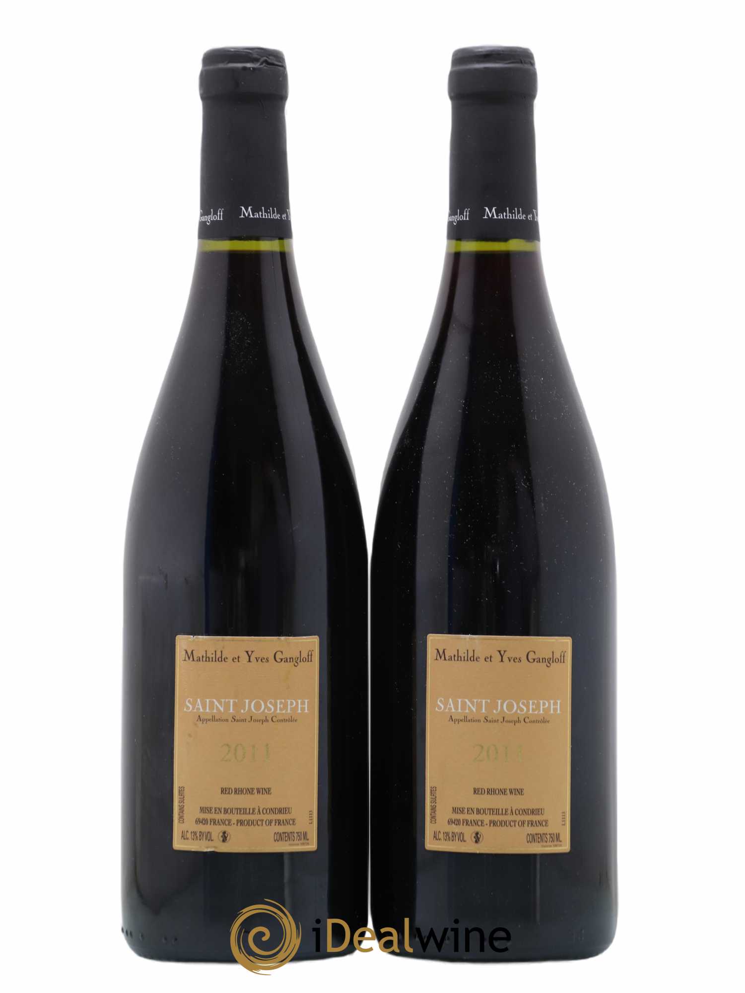 Saint-Joseph Gangloff (Domaine) 2011 - Lot de 2 bouteilles - 1