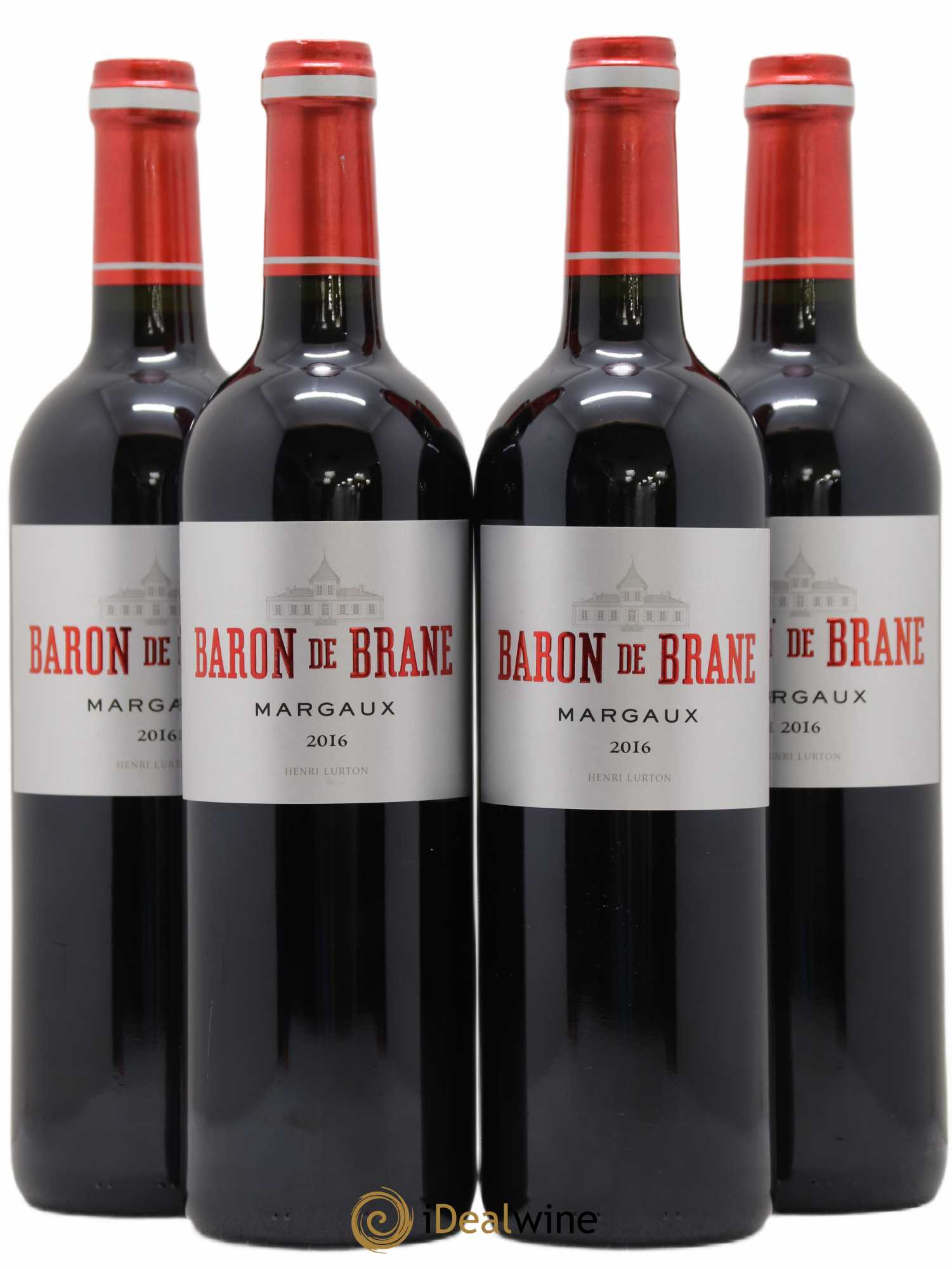 Baron de Brane Second Vin (sans prix de réserve) 2016 - Lot de 4 bouteilles - 0