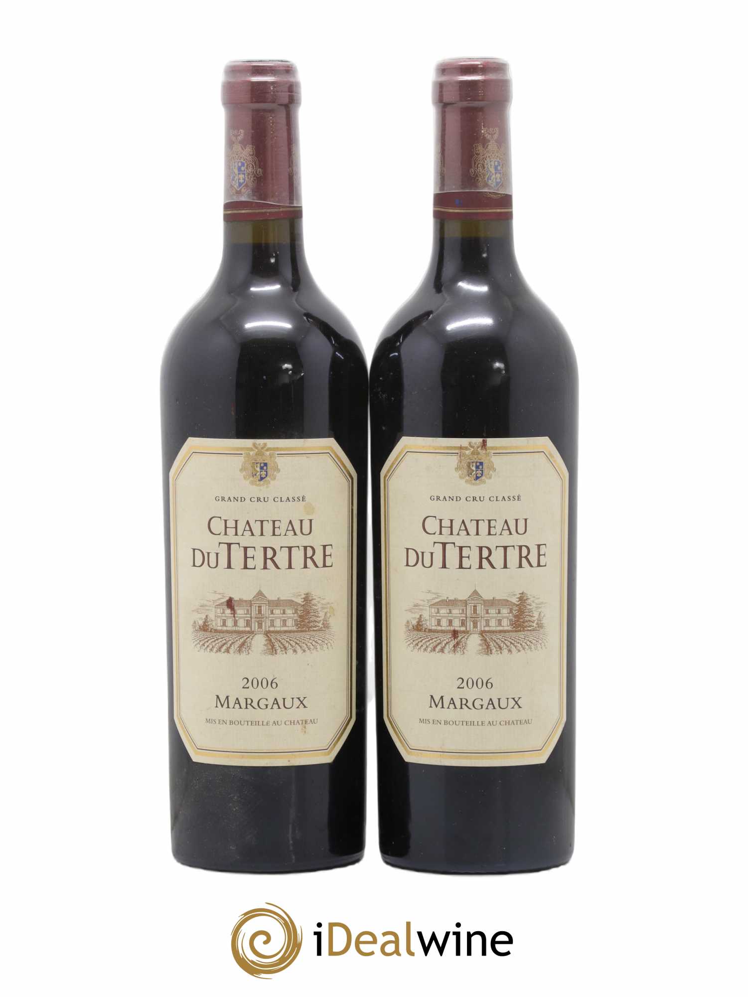 Château du Tertre 5ème Grand Cru Classé 2006 - Lot de 2 bouteilles - 0