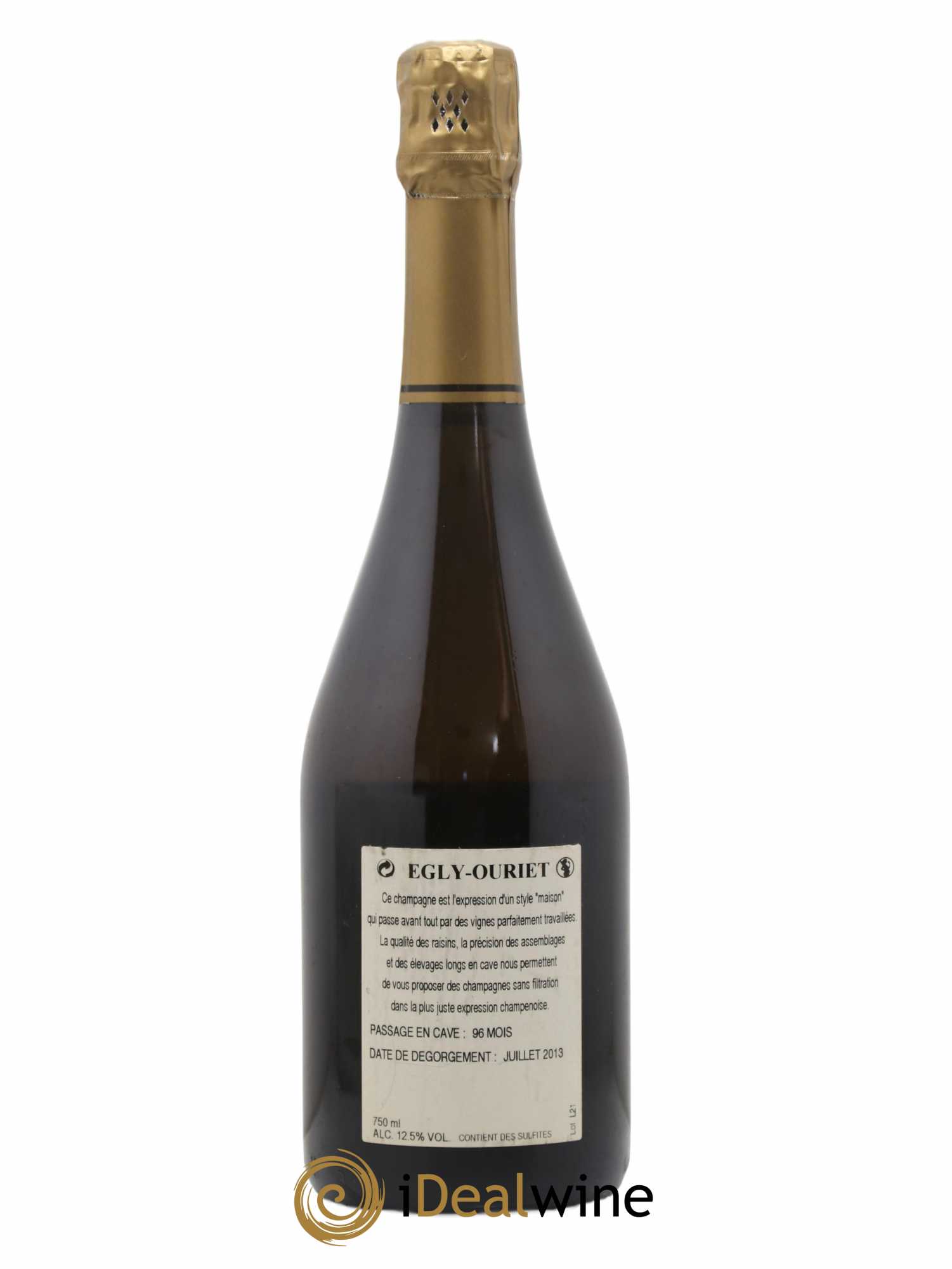 Grand Cru Brut Egly-Ouriet 2004 - Lot de 1 bouteille - 1