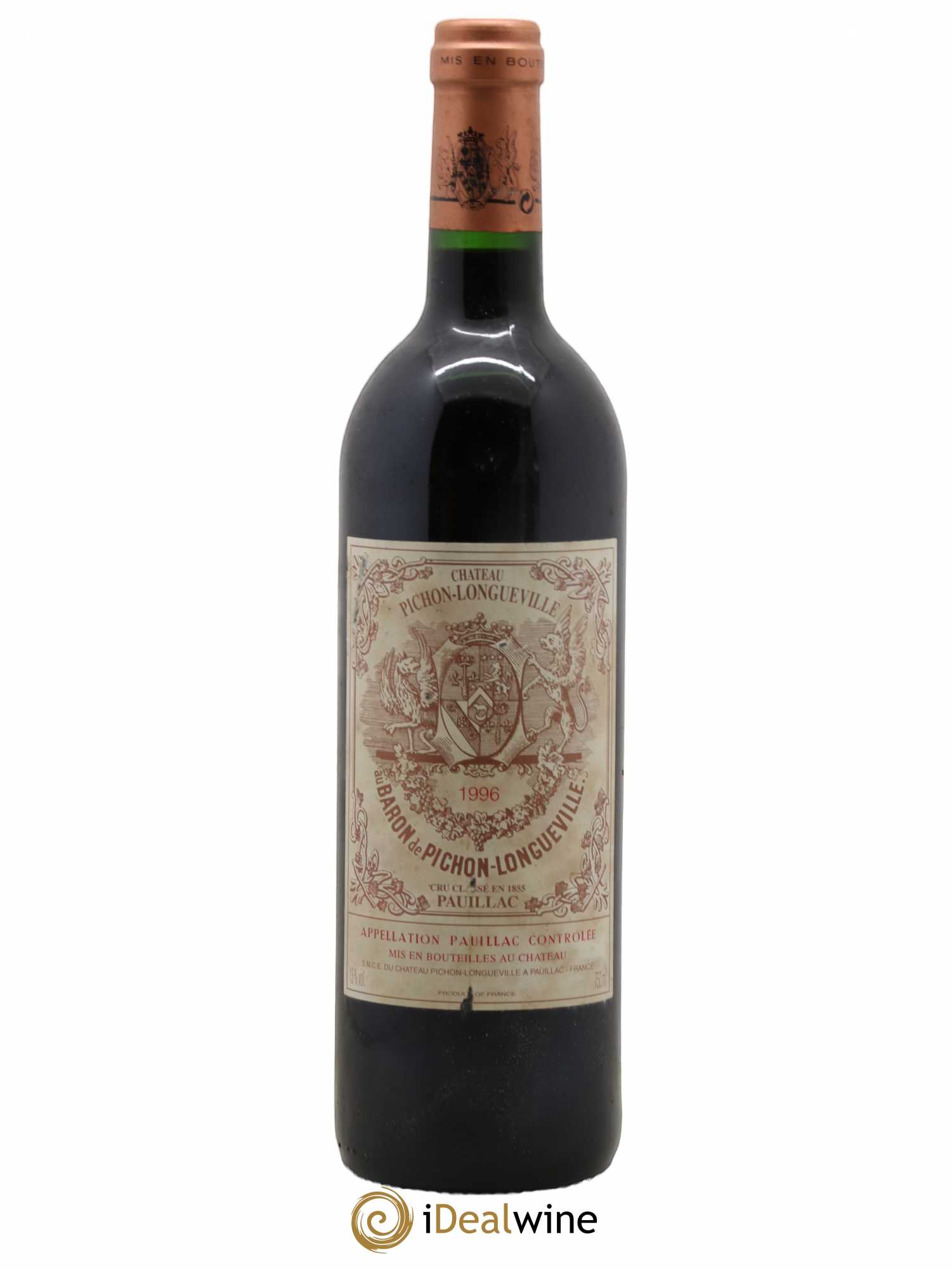 Pichon Longueville Baron 2ème Grand Cru Classé (no reserve) 1996 - Lot of 1 bottle - 0