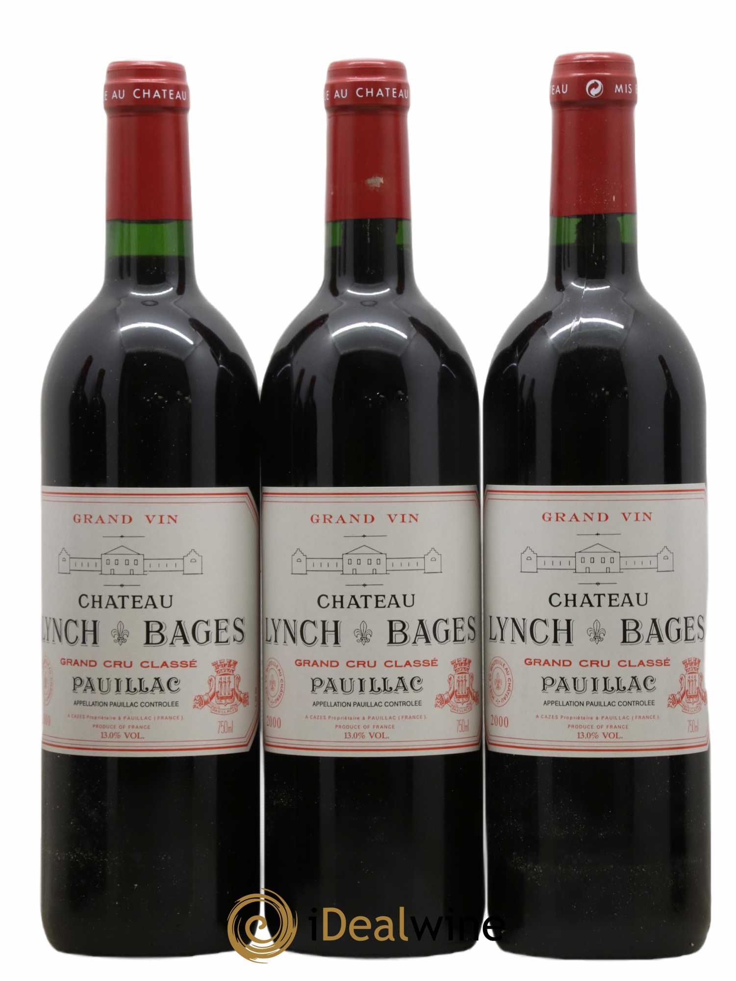 Château Lynch Bages 5ème Grand Cru Classé 2000 - Lot de 12 bouteilles - 3