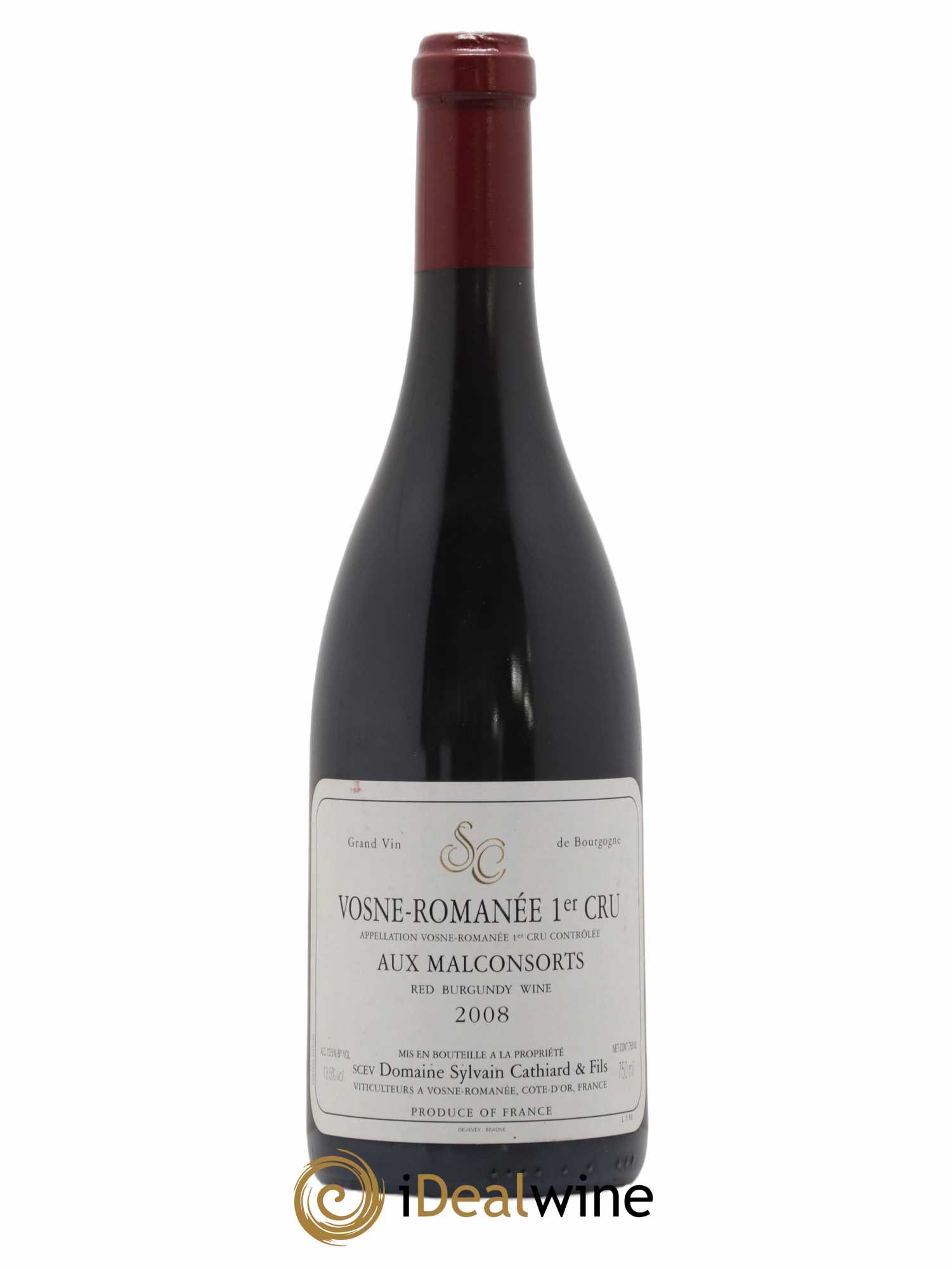 Vosne-Romanée 1er Cru Aux Malconsorts Sylvain Cathiard & Fils 2008 - Posten von 1 Flasche - 0