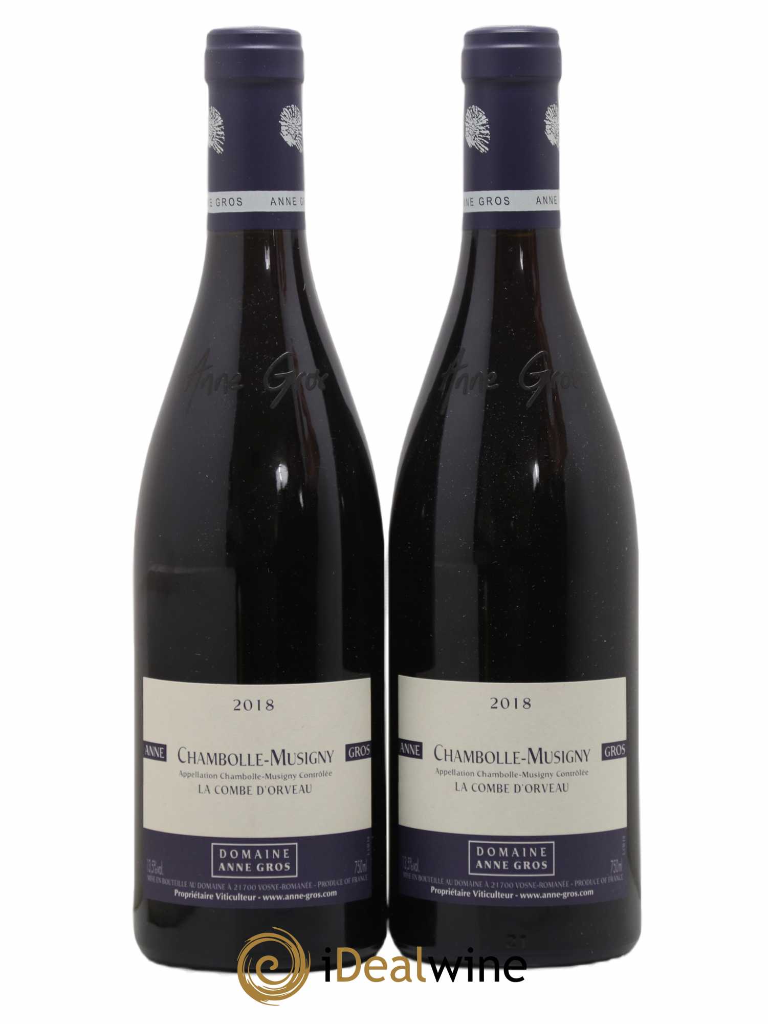 Chambolle-Musigny La Combe d'Orveau Anne Gros 2018 - Lot de 2 bouteilles - 0