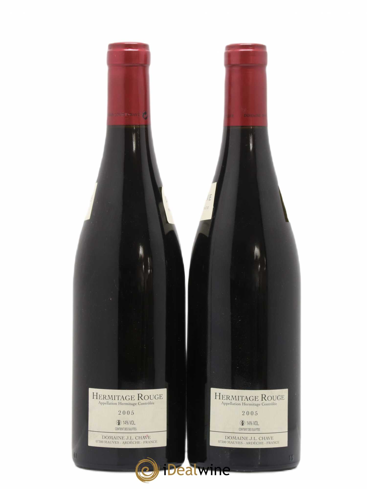 Hermitage Jean-Louis Chave 2005 - Lot of 2 bottles - 1