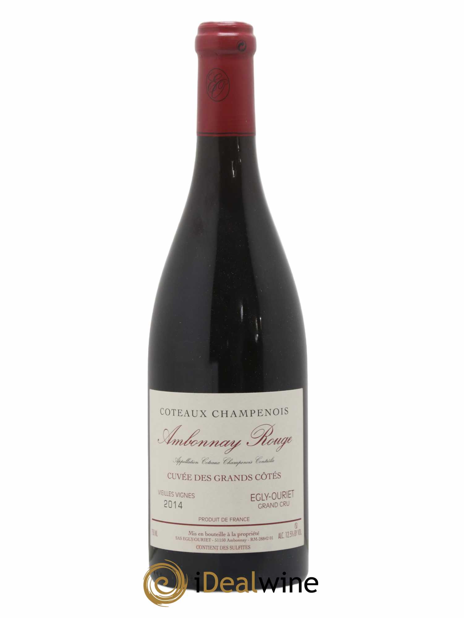 Ambonnay Cuvée des Grands Côtés VV Grand Cru Egly-Ouriet 2014 - Lot de 1 bouteille - 0