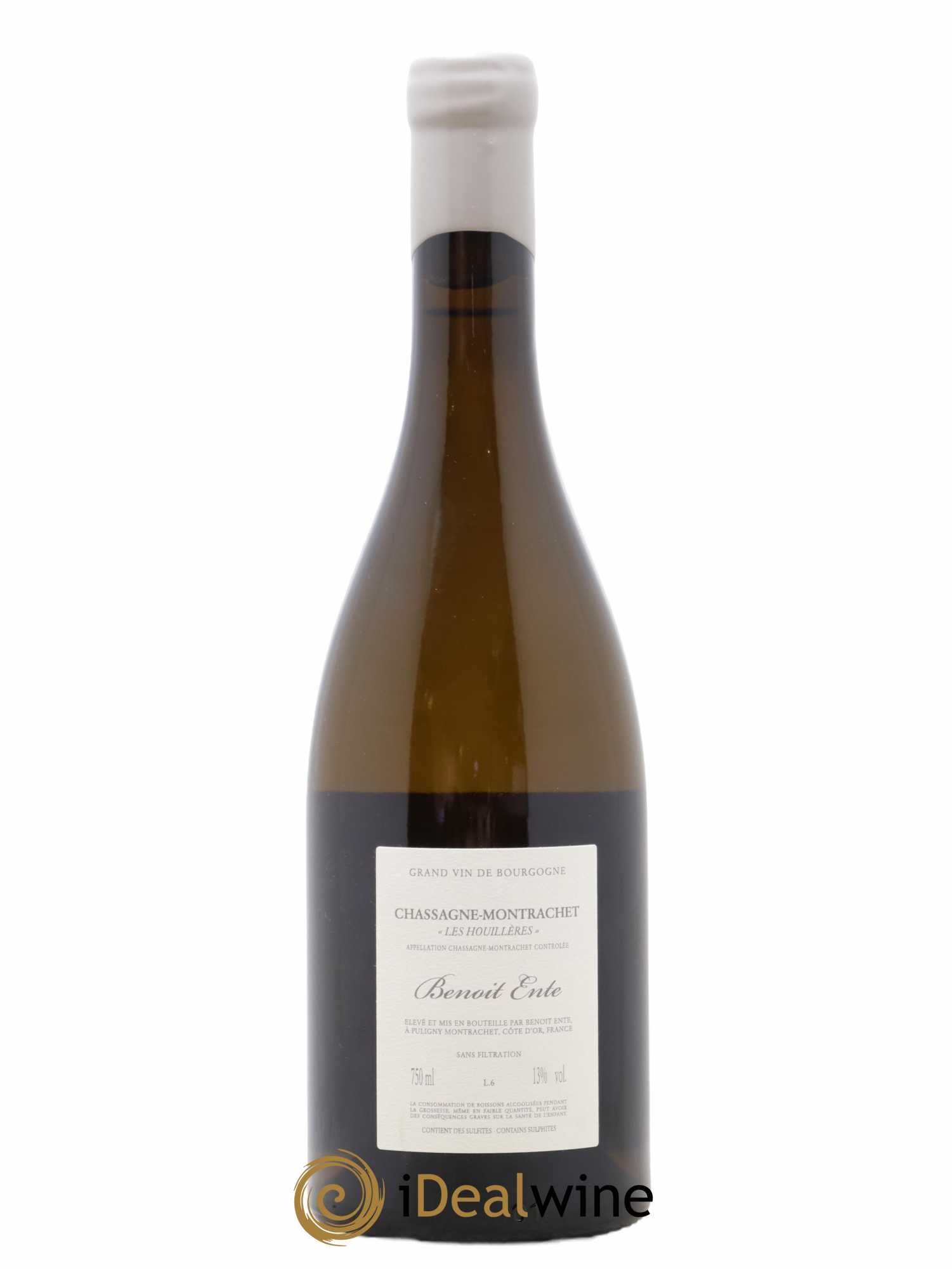 Chassagne-Montrachet Les Houillères Benoit Ente 2017 - Lot de 1 bouteille - 1