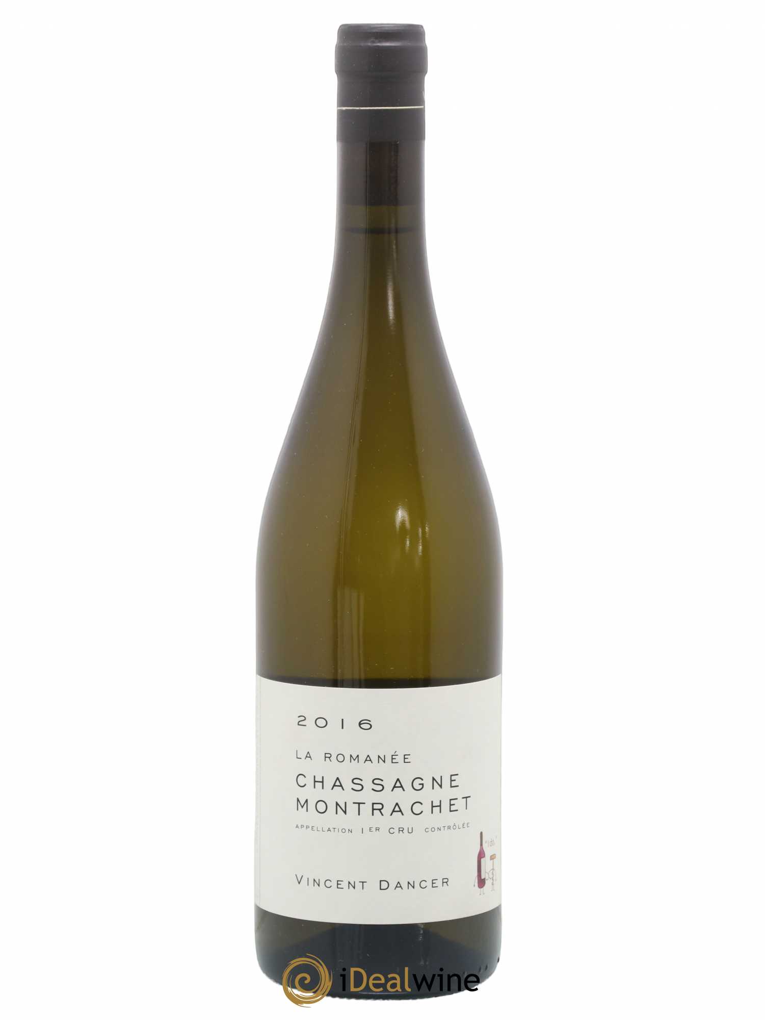 Chassagne-Montrachet 1er Cru La Romanée Vincent Dancer 2016 - Lot de 1 bouteille - 0